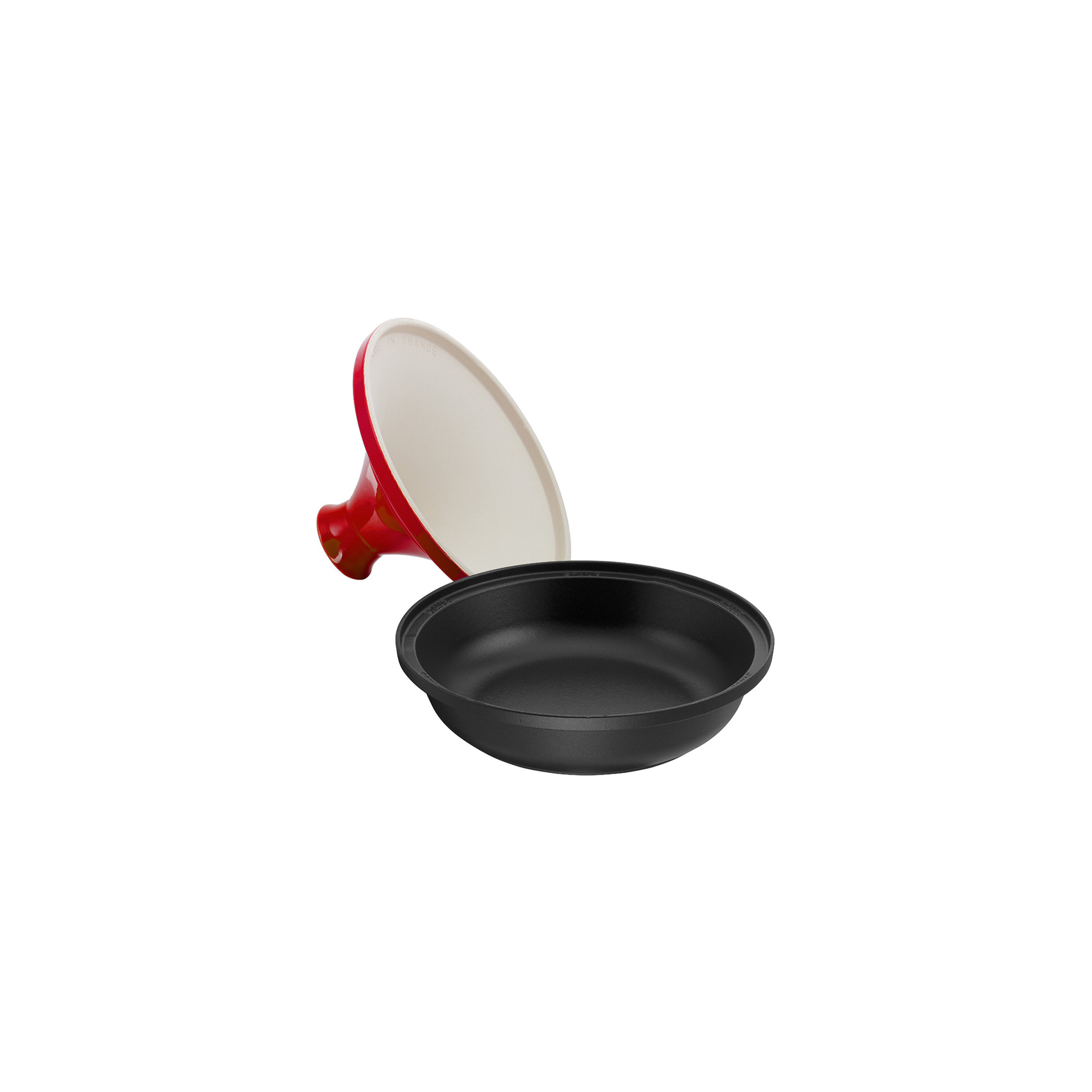 Staub        Specialities                Tajine 28 cm, rund, Kirsch-Rot, Gusseisen