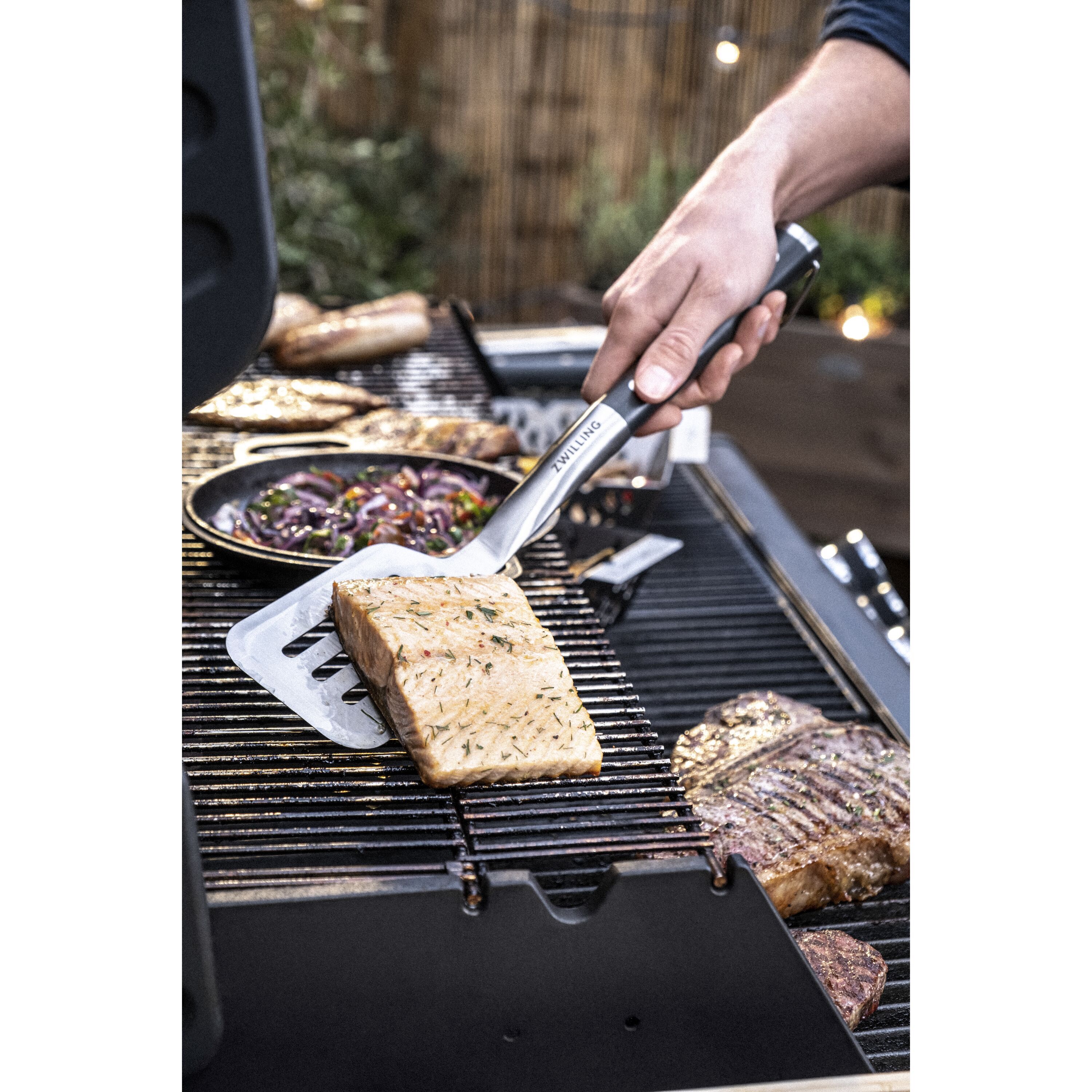 ZWILLING        BBQ+                Grillwender, 43 cm, Edelstahl