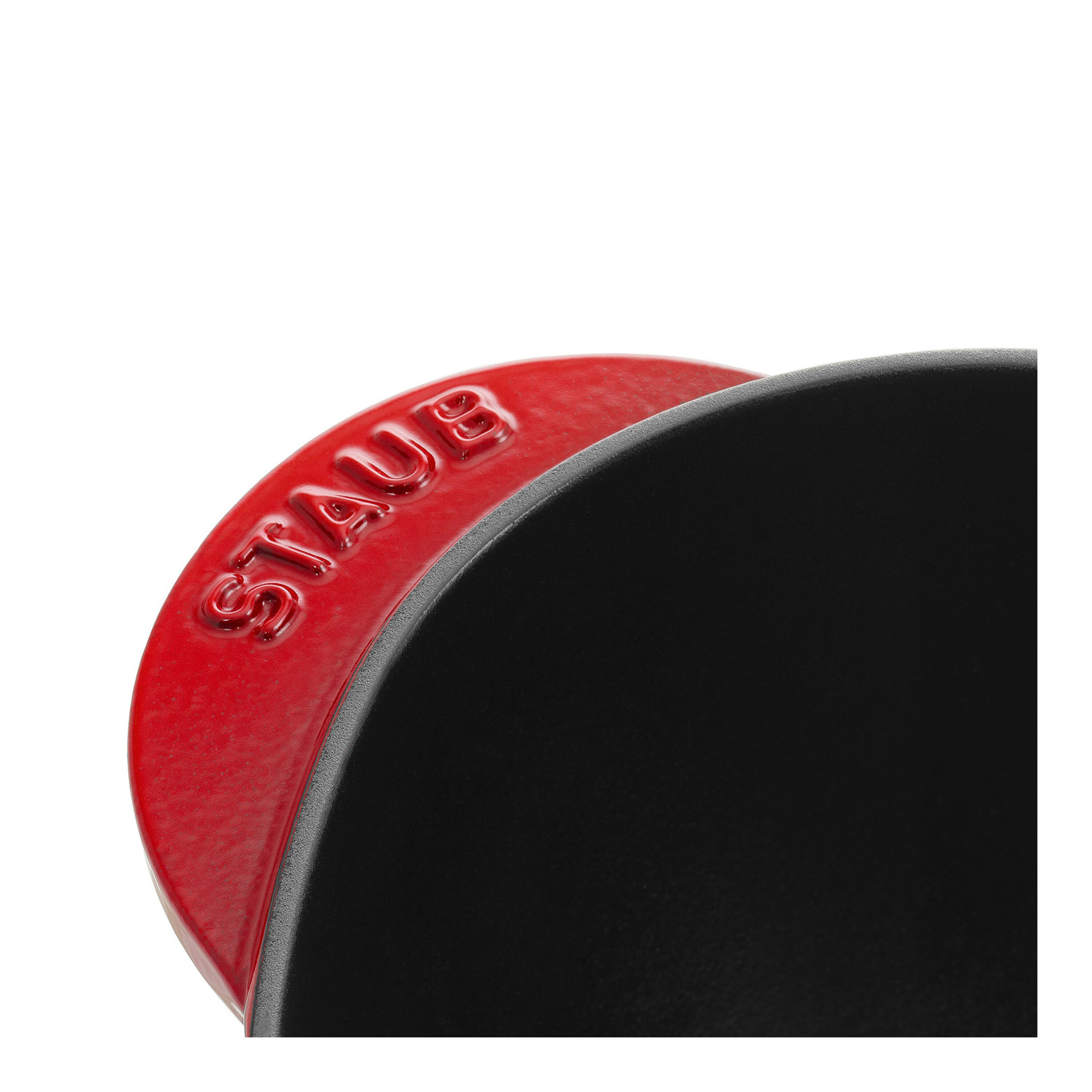 Staub        La Cocotte                Cocotte 20 cm, Herz, Kirsch-Rot, Gusseisen