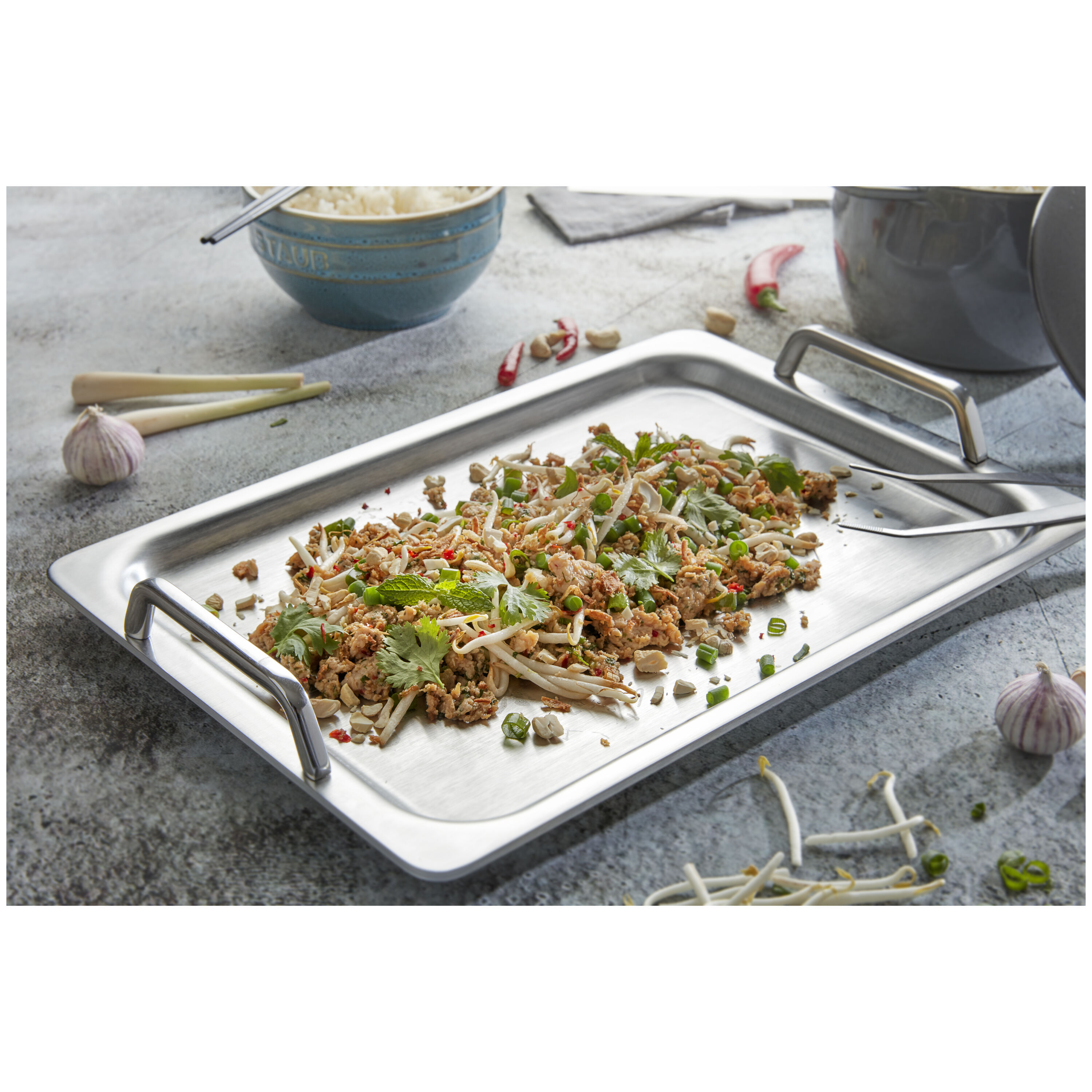 Demeyere        Specialties 5                Plancha 39 cm x 27 cm, 18/10 Edelstahl