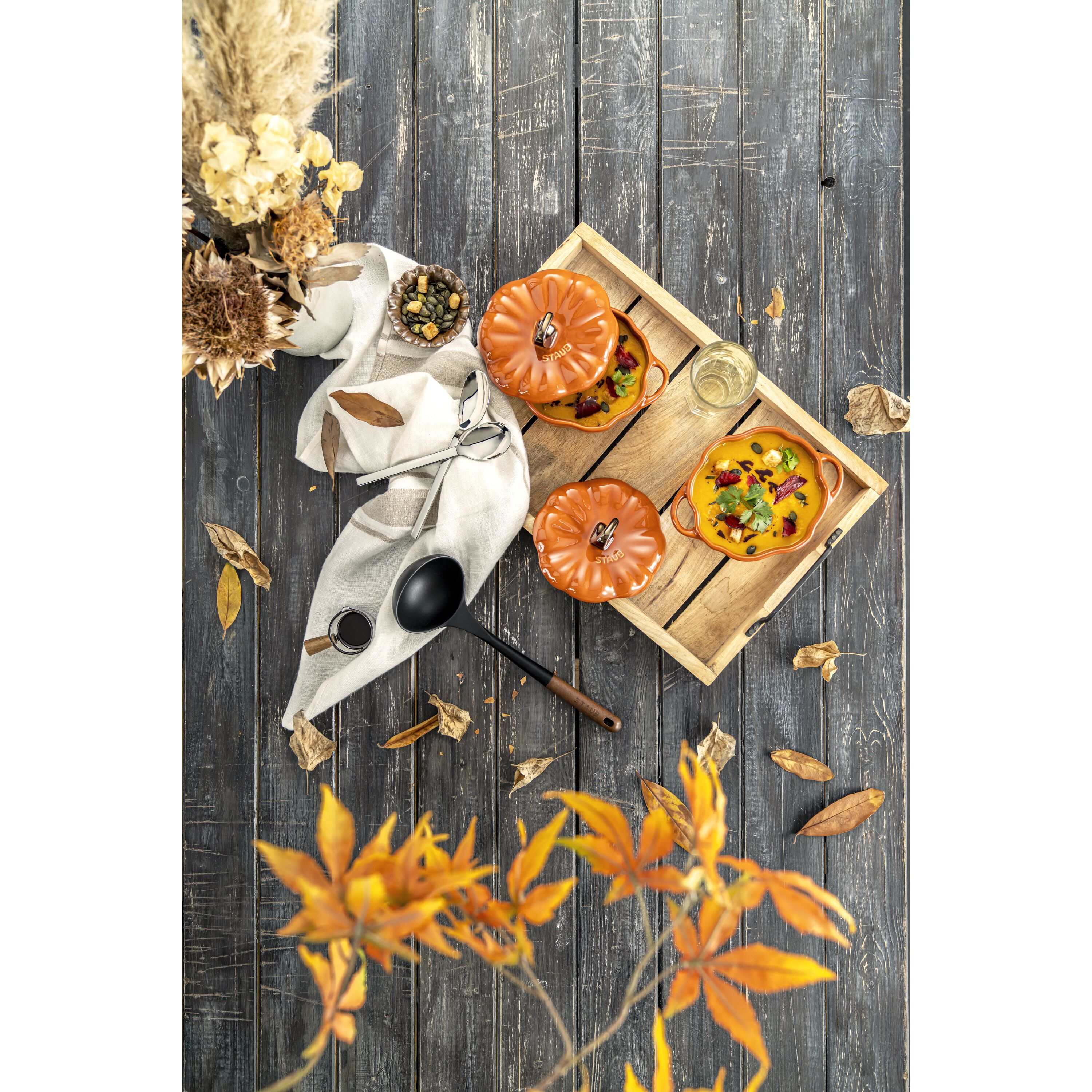 Staub        Ceramique                Cocotte 15 cm, Kürbis, Zimt, Keramik