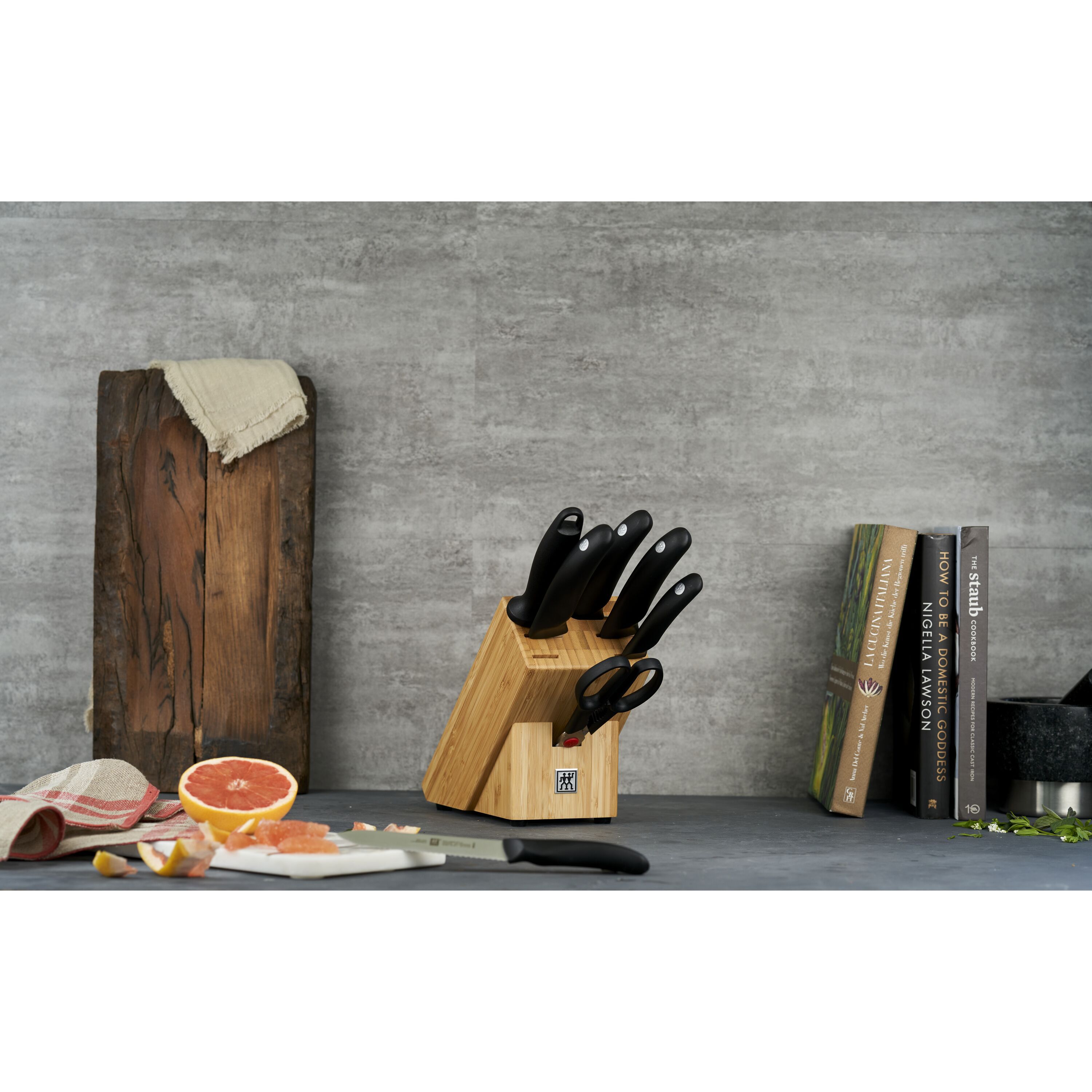 ZWILLING        Style                8-tlg, Messerblockset, Natur