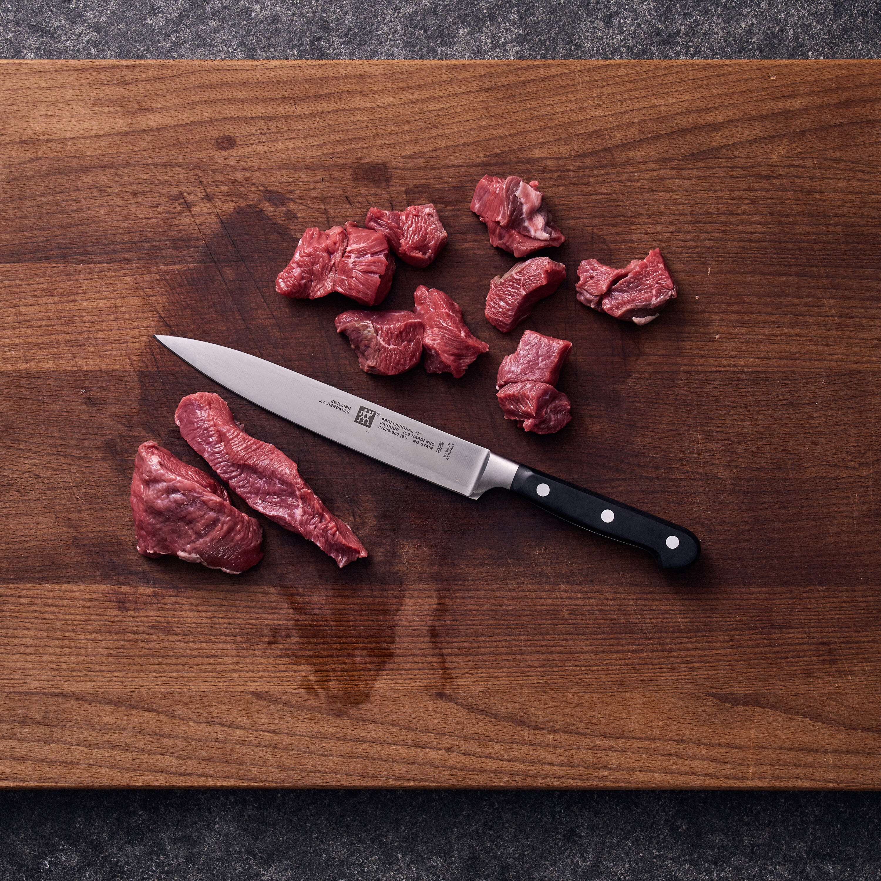 ZWILLING        Professional S                Fleischmesser 20 cm, Glattschliff