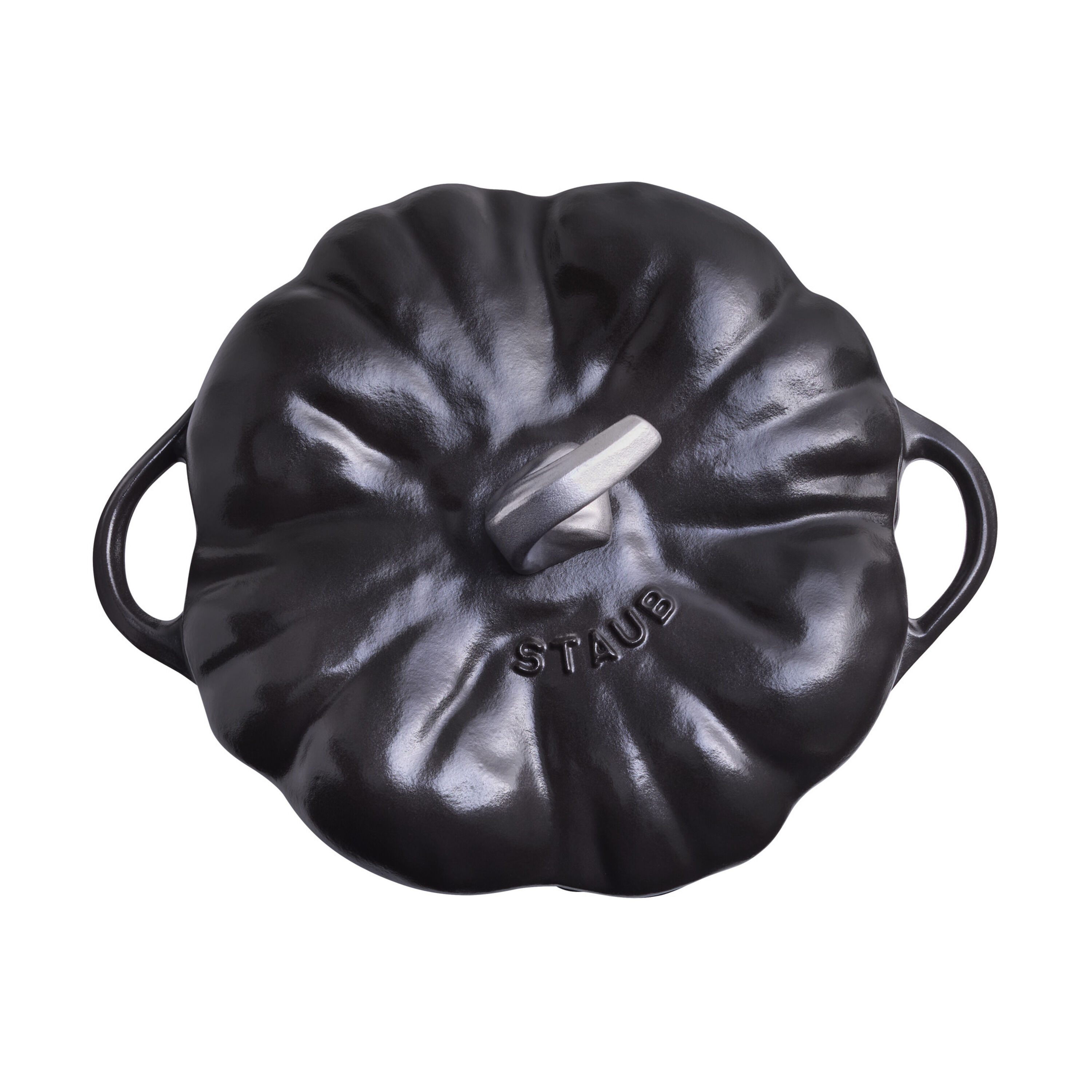 Staub        La Cocotte                Cocotte 24 cm, Kürbis, Schwarz, Gusseisen