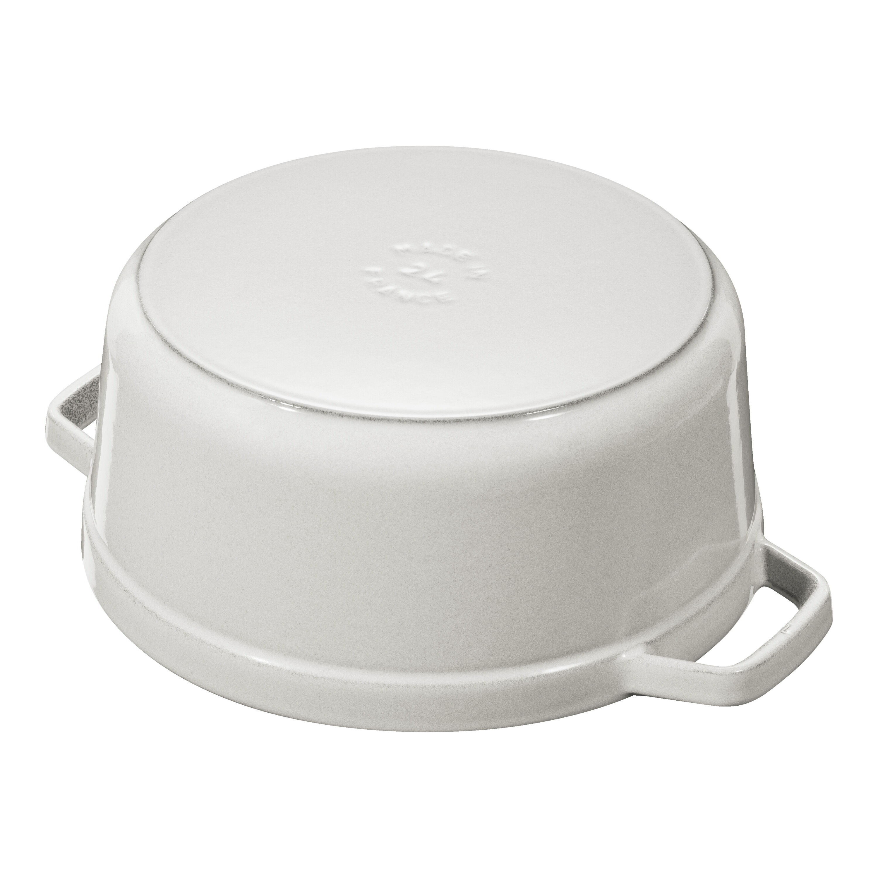 Staub        La Cocotte                Cocotte 24 cm, rund, Weisser Trüffel, Gusseisen