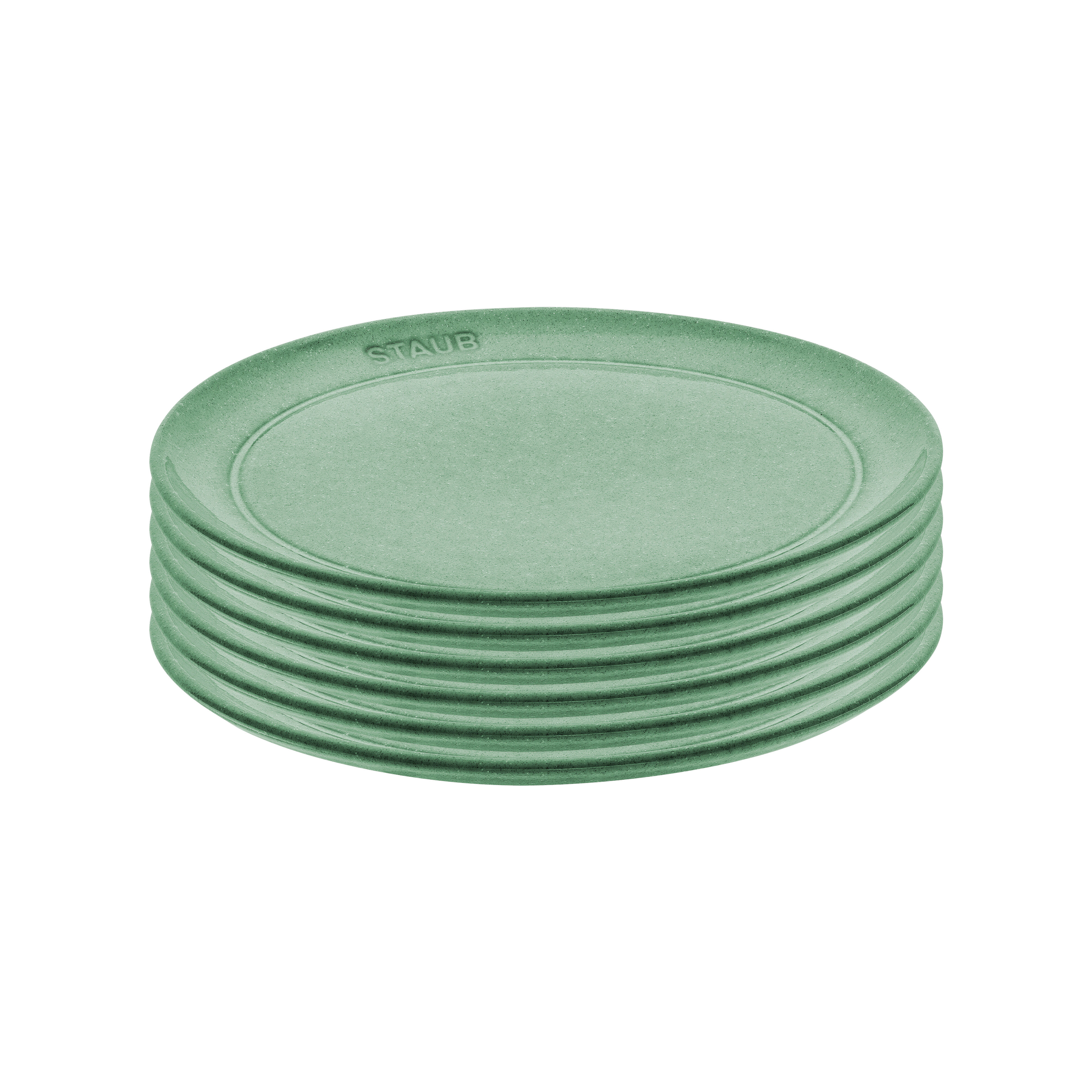 Staub        Dining Line                Tellerset 6-tlg, 22 cm, Salbeigrün