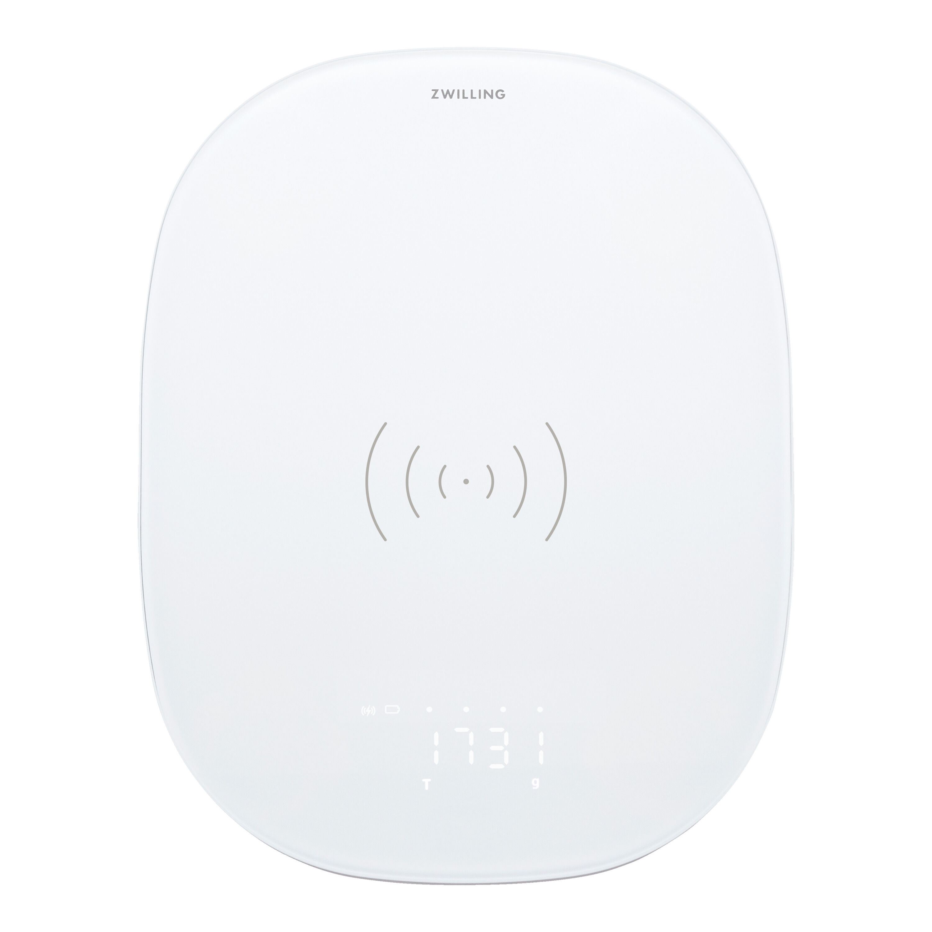 ZWILLING        Enfinigy                Digitale Küchenwaage mit induktiver Ladefunktion, Silber