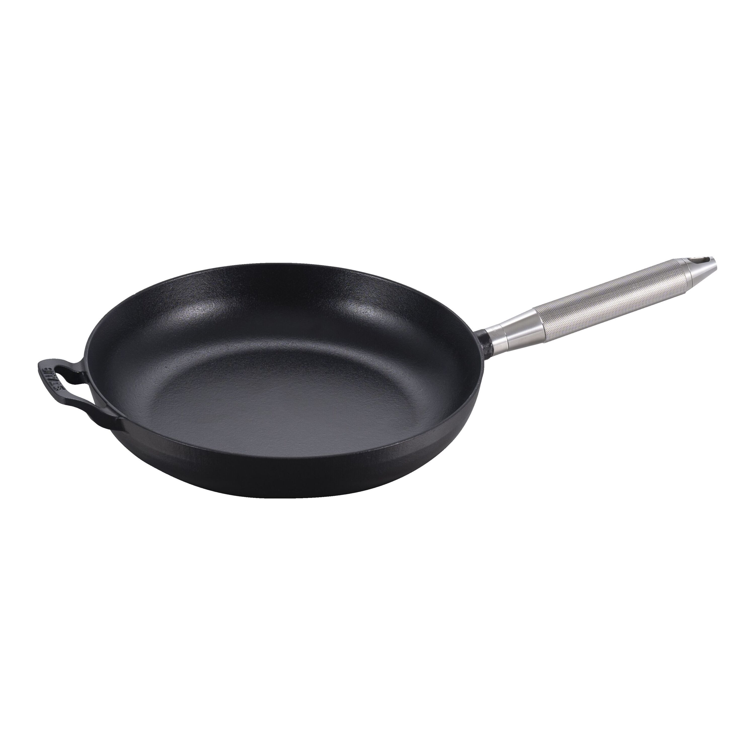 Staub        Pans                Bratpfanne Buster+Punch 28 cm, rund, Schwarz, Gusseisen