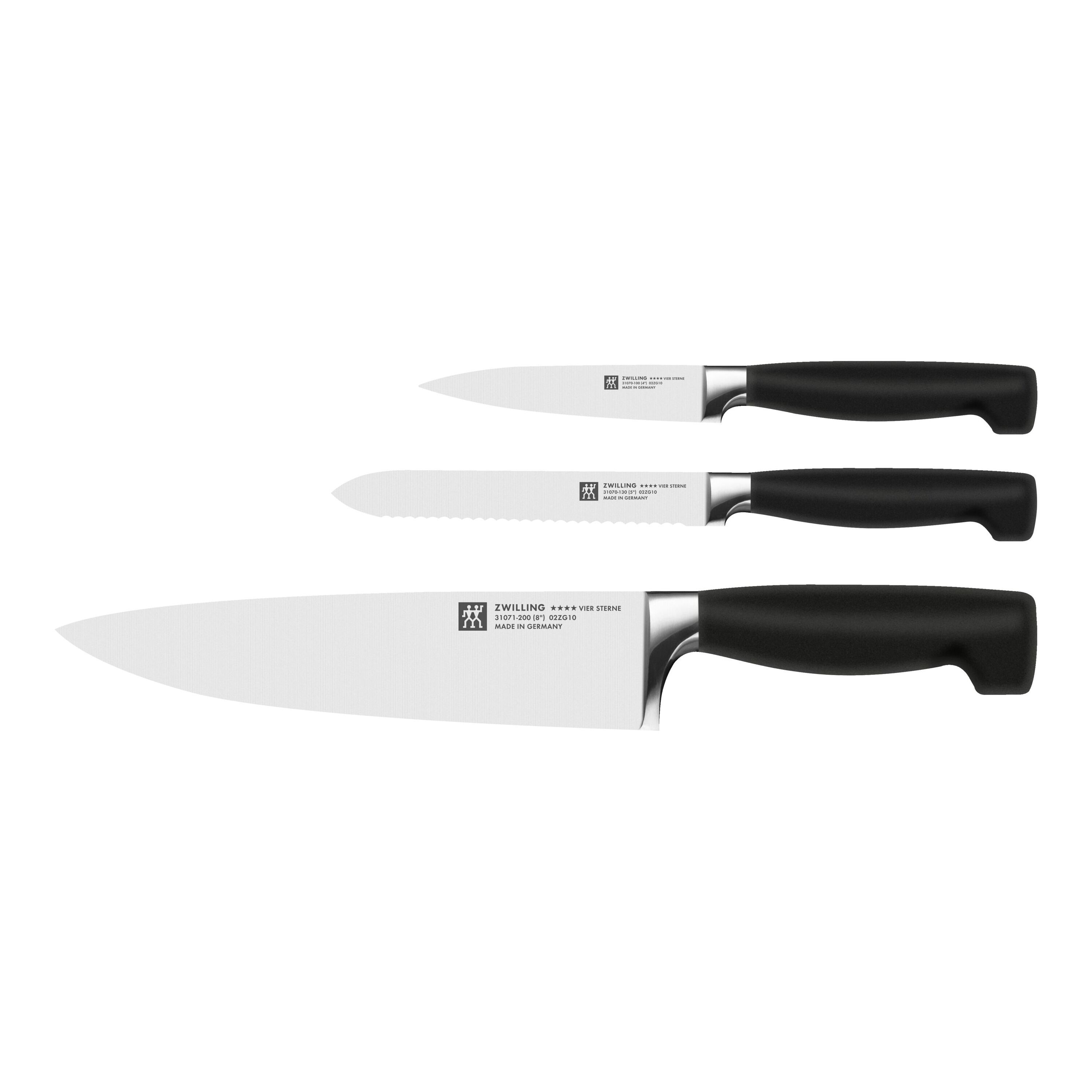 ZWILLING        **** VIER STERNE                Messerset 3-tlg