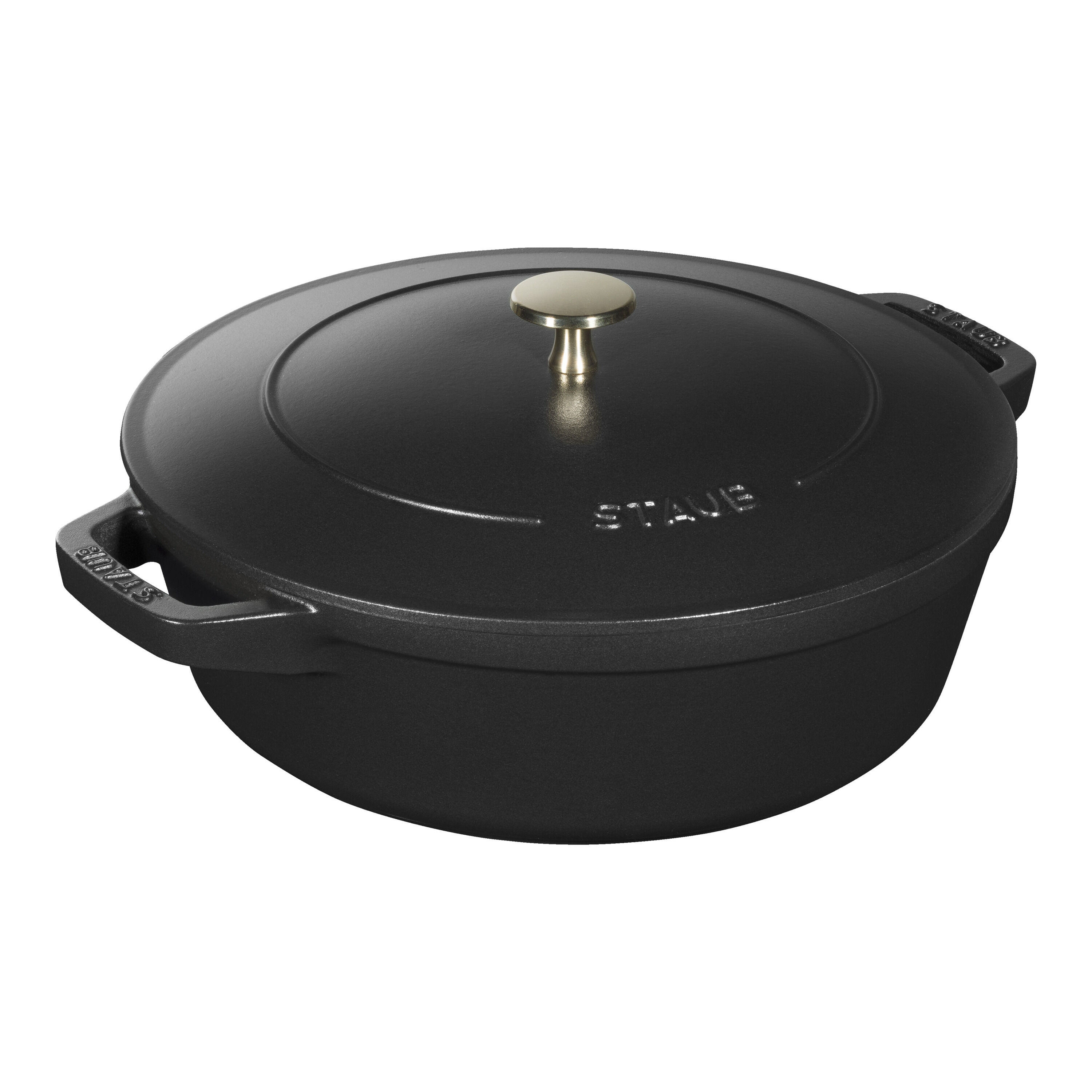 Staub        Stackable Set                Kochtopfset 3-tlg, rund, Schwarz, Gusseisen