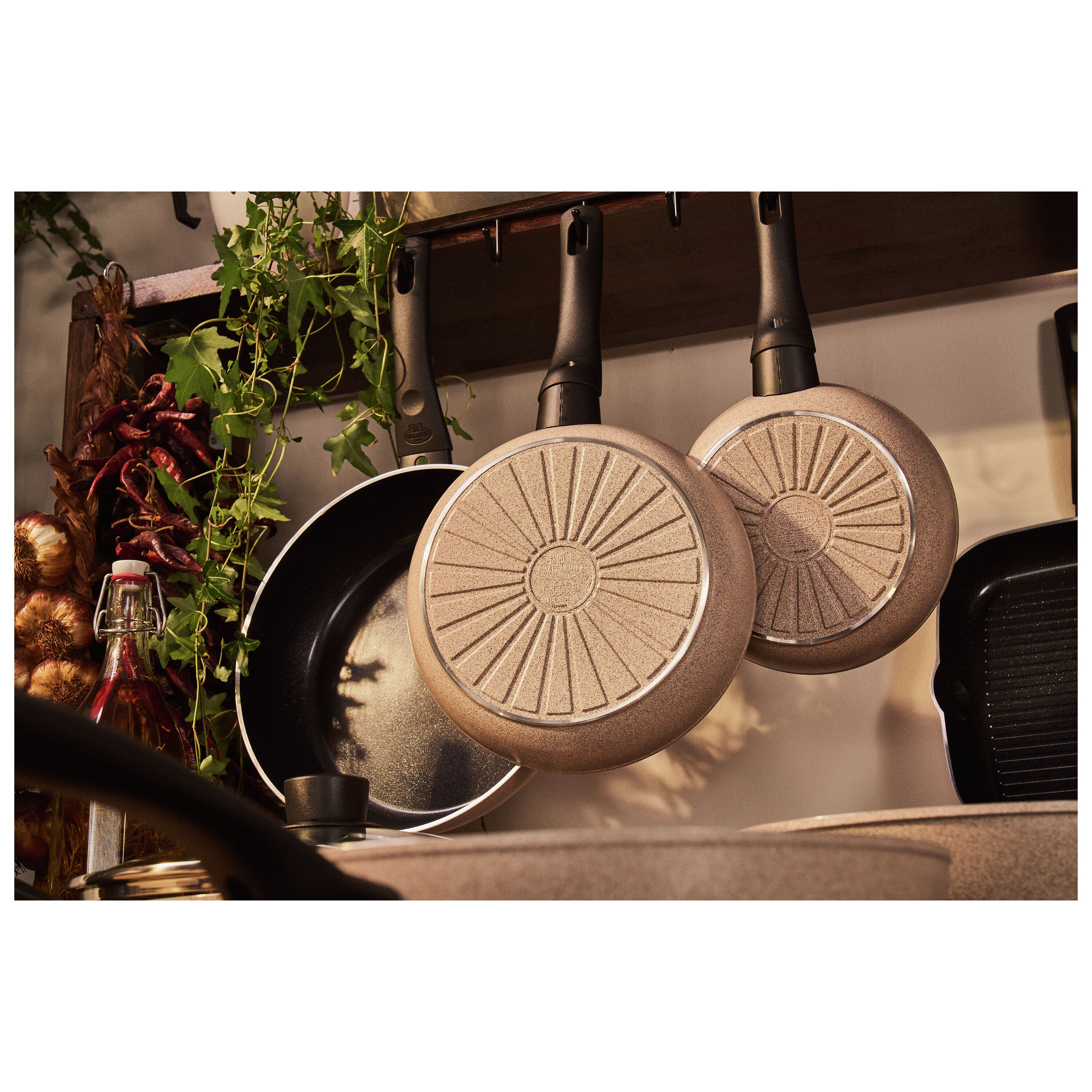 BALLARINI        Ledro                Bratpfannenset 3-tlg, Aluminium, Keramische Antihaftbeschichtung