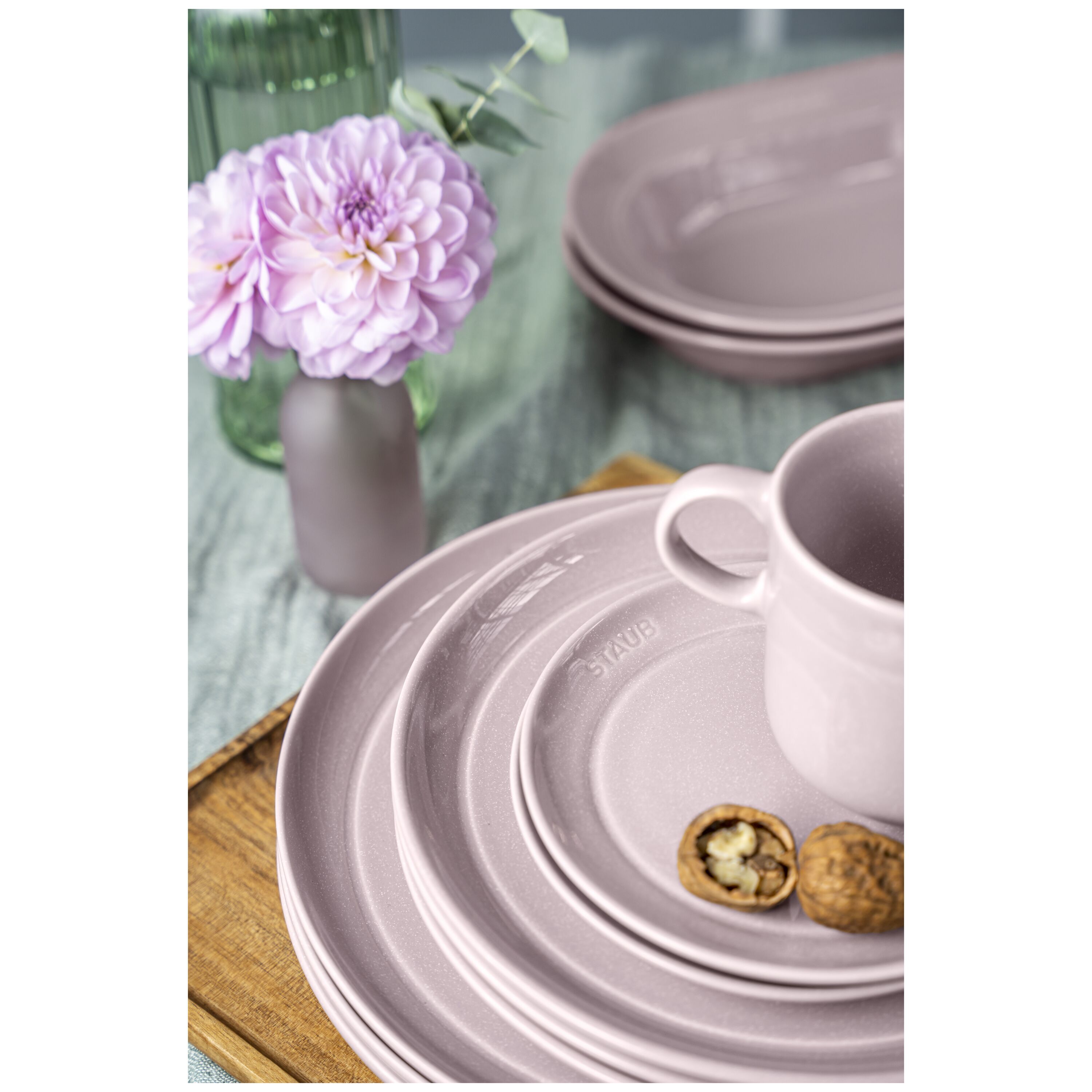 Staub        Dining Line                Teller flach 20 cm, rund, Kirschblüte, Keramik