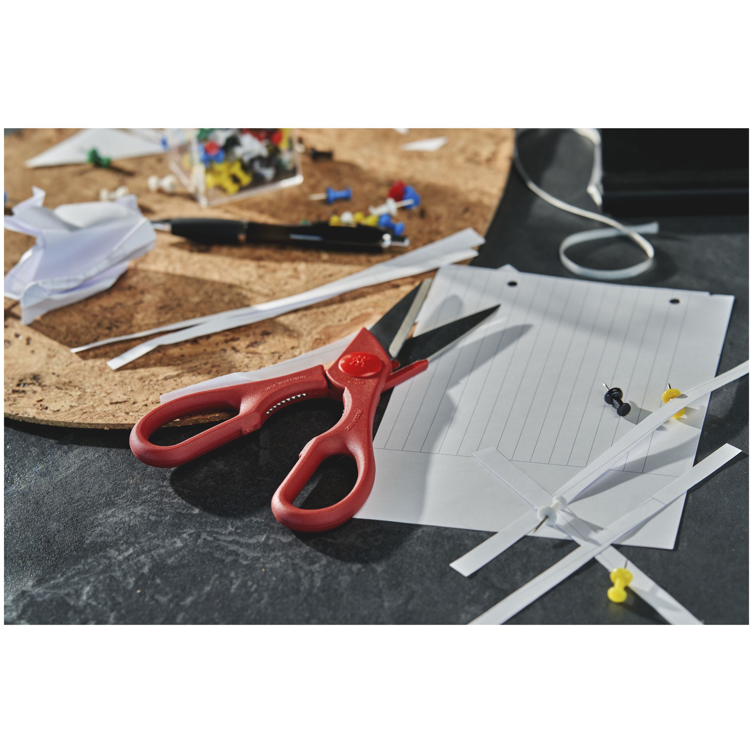 ZWILLING                        Vielzweckschere, rot 20 cm, Edelstahl