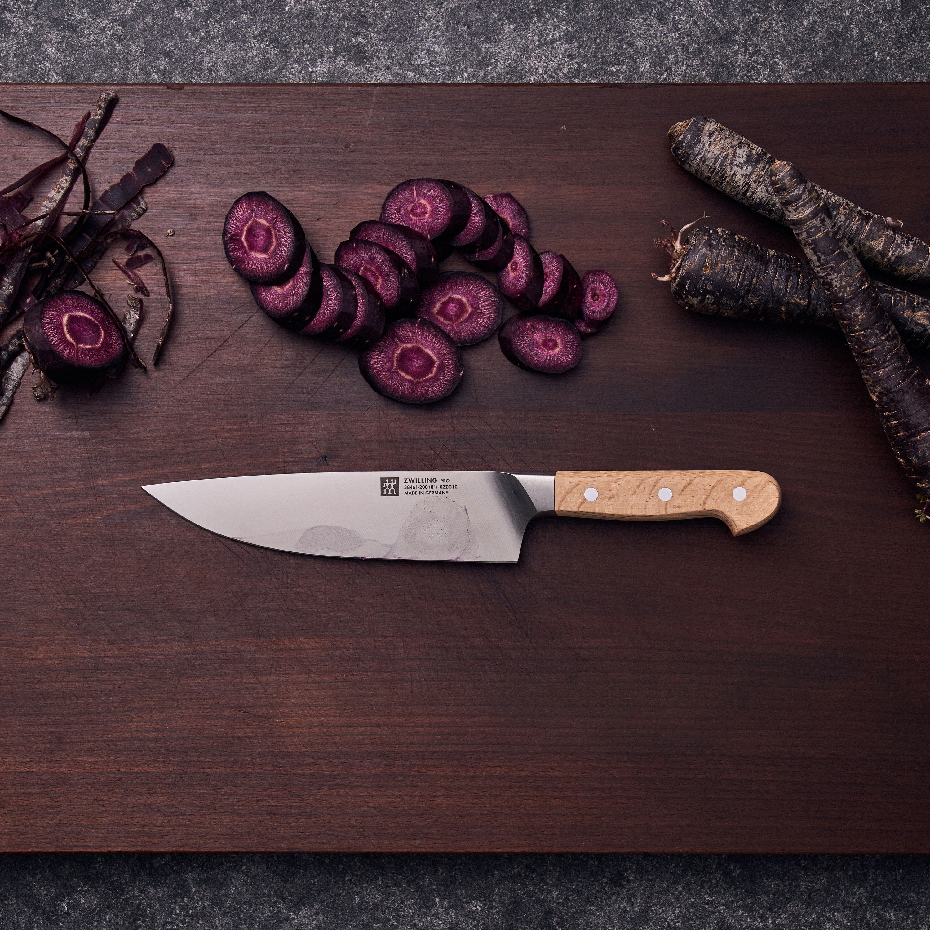 ZWILLING        Pro Wood                Kochmesser 20 cm, Steineiche