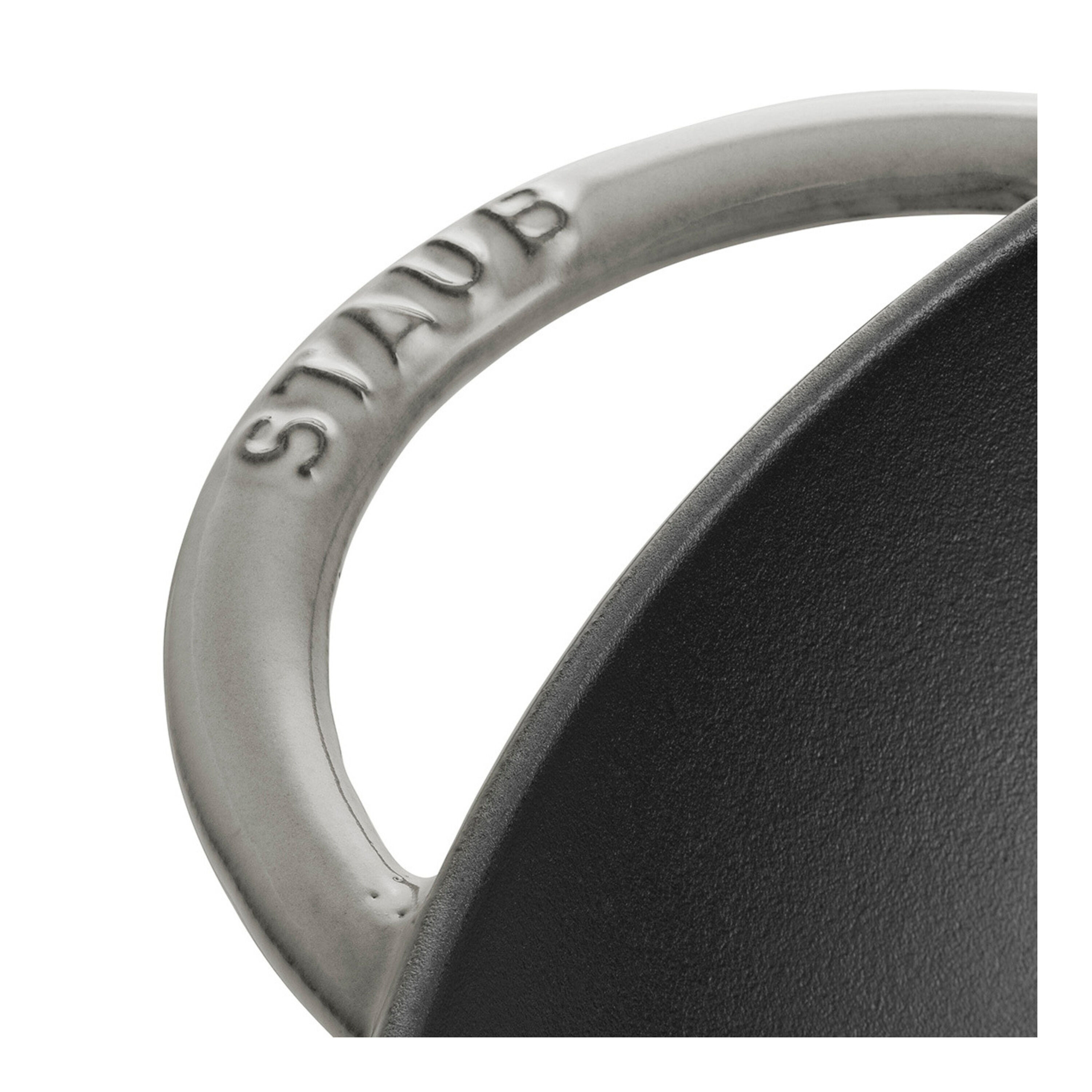 Staub        Specialities                Wok mit Glasdeckel 37 cm, rund, Graphit-Grau, Gusseisen