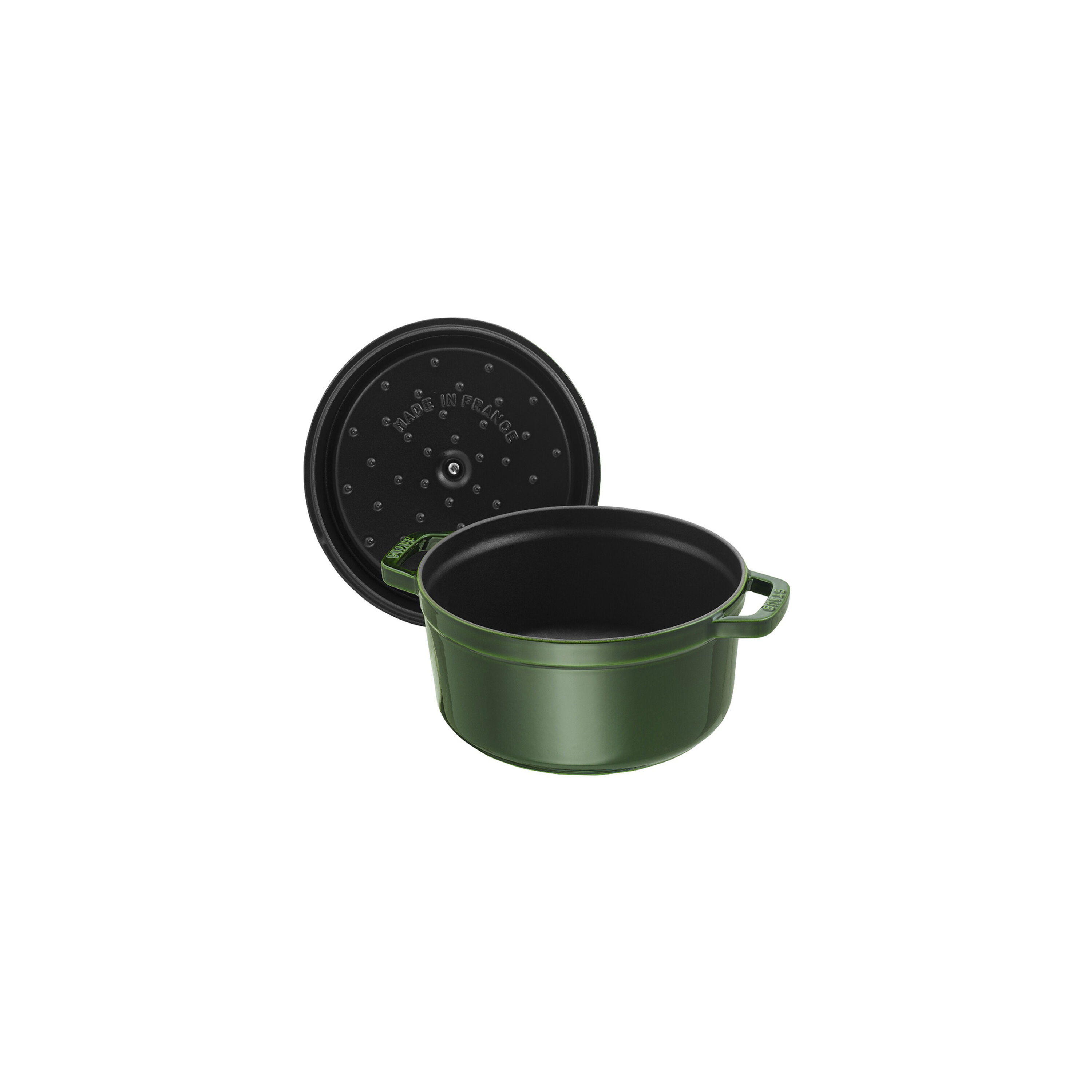 Staub        La Cocotte                Cocotte 26 cm, rund, Basilikum-Grün, Gusseisen