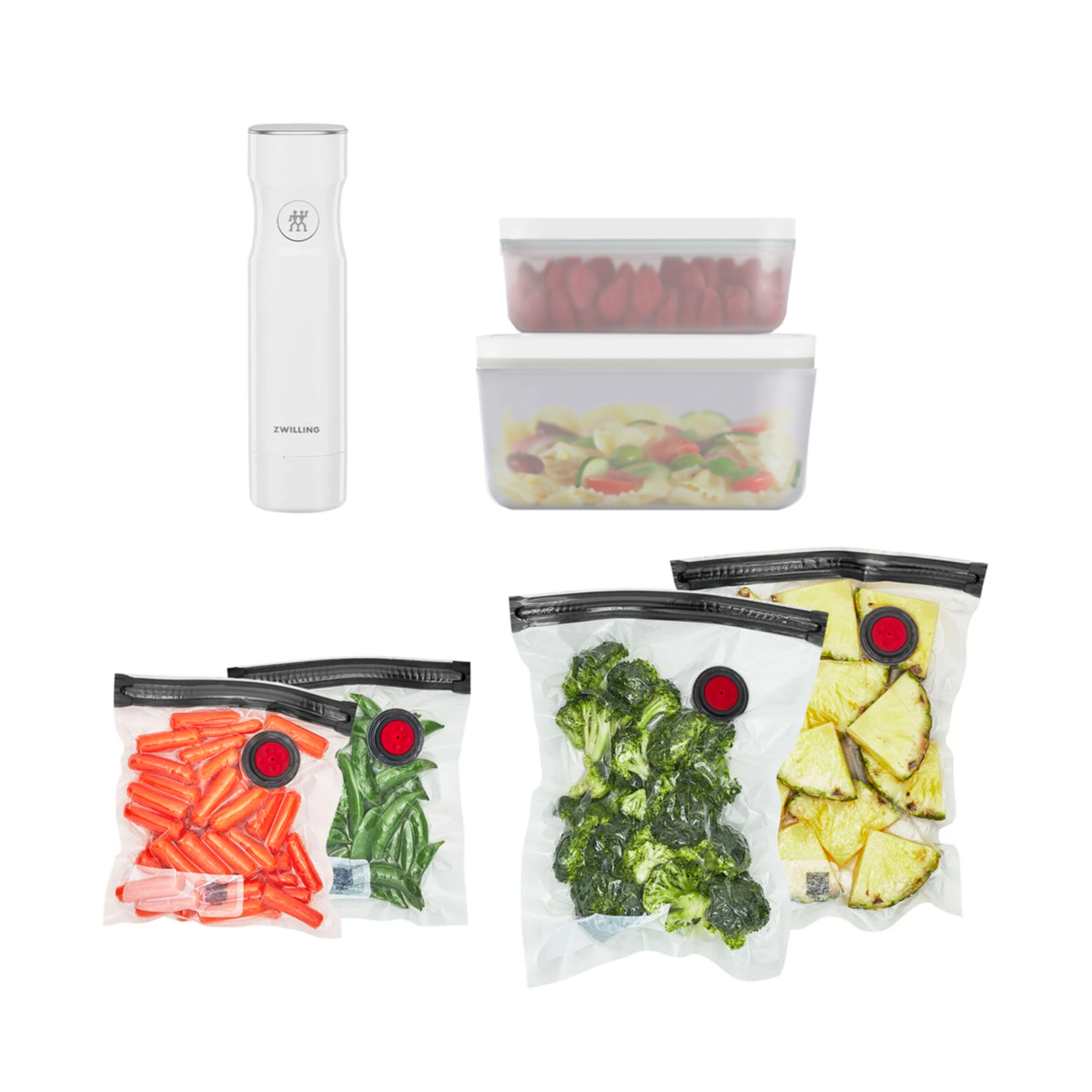 ZWILLING        Fresh & Save                Vakuum Starter Set, Kunststoff / S/M, 7-tlg, Weiß