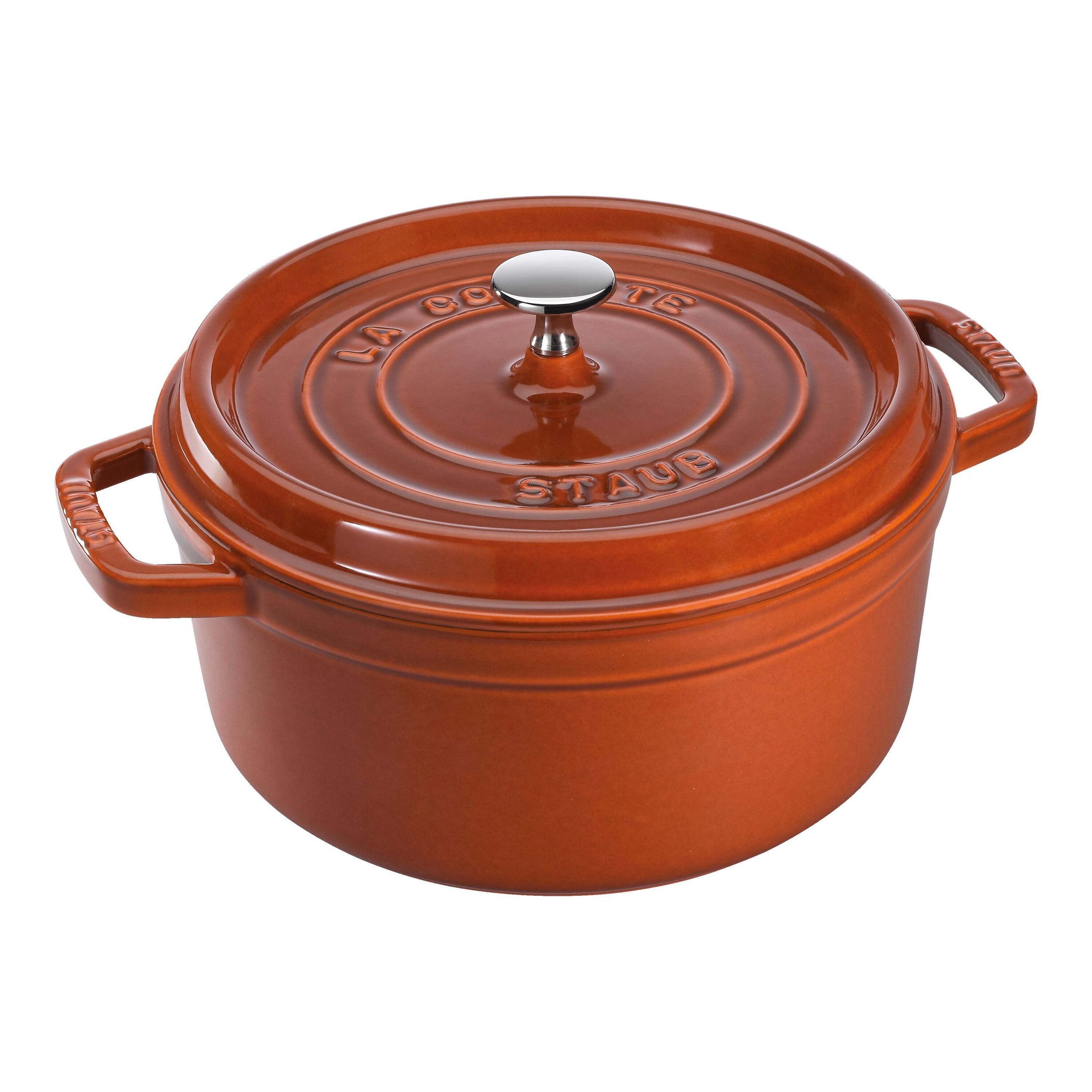 Staub        La Cocotte                Cocotte 28 cm, rund, Zimt, Gusseisen
