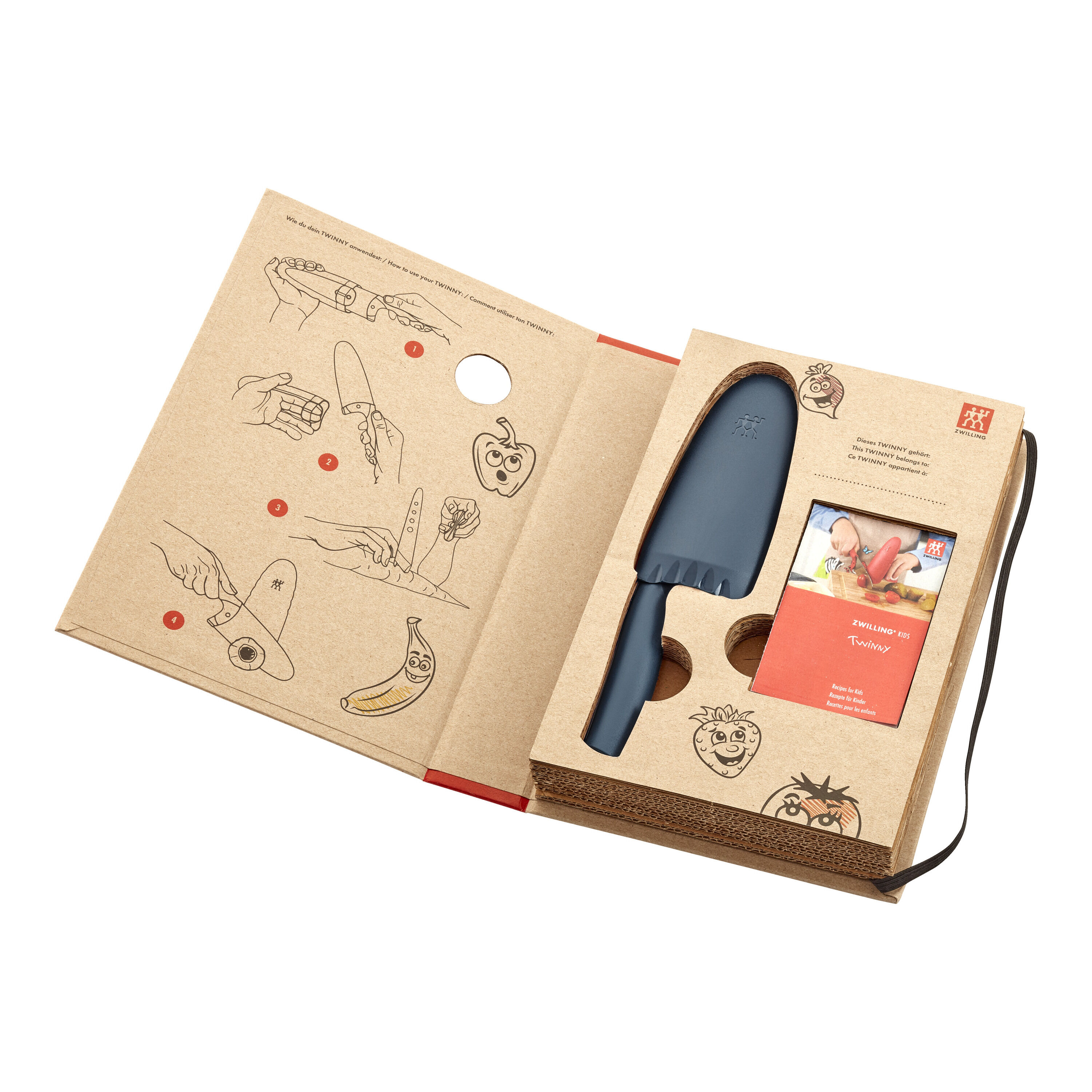 ZWILLING        Twinny                Kochmesser 10 cm, Blau