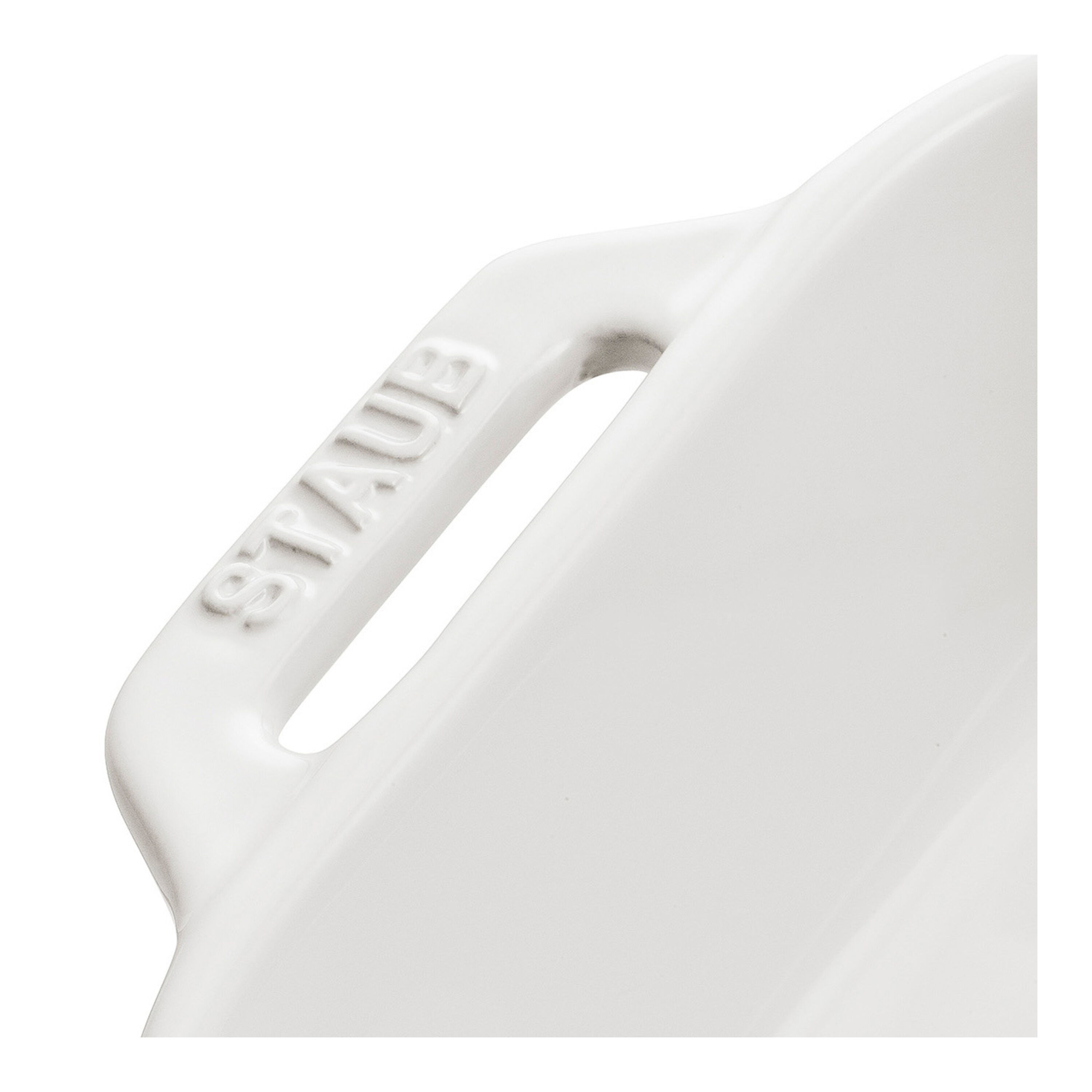 Staub        Ceramique                Auflaufform 14 x 11 cm, rechteckig, Weiß, Keramik