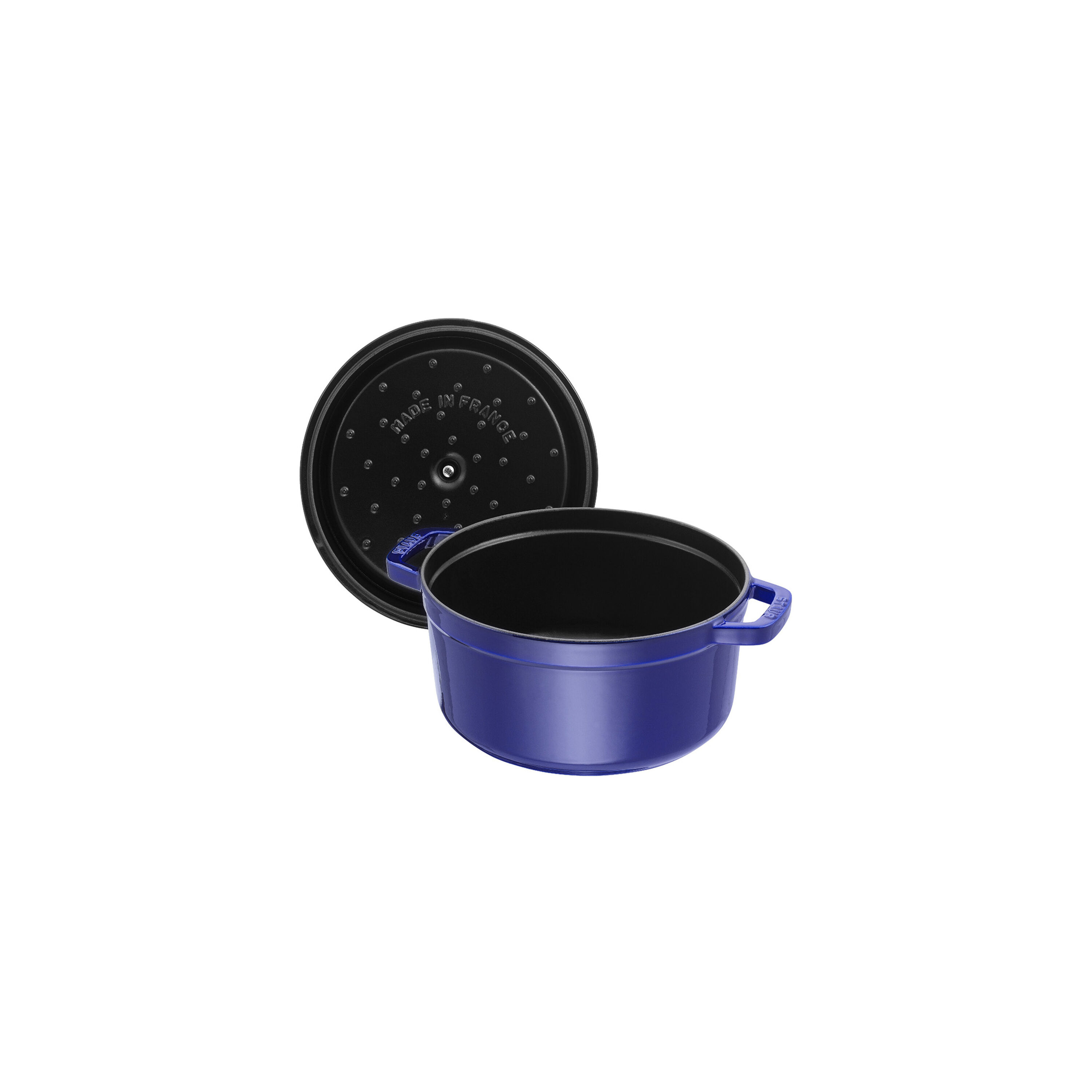Staub        La Cocotte                Cocotte 26 cm, rund, Dunkelblau, Gusseisen