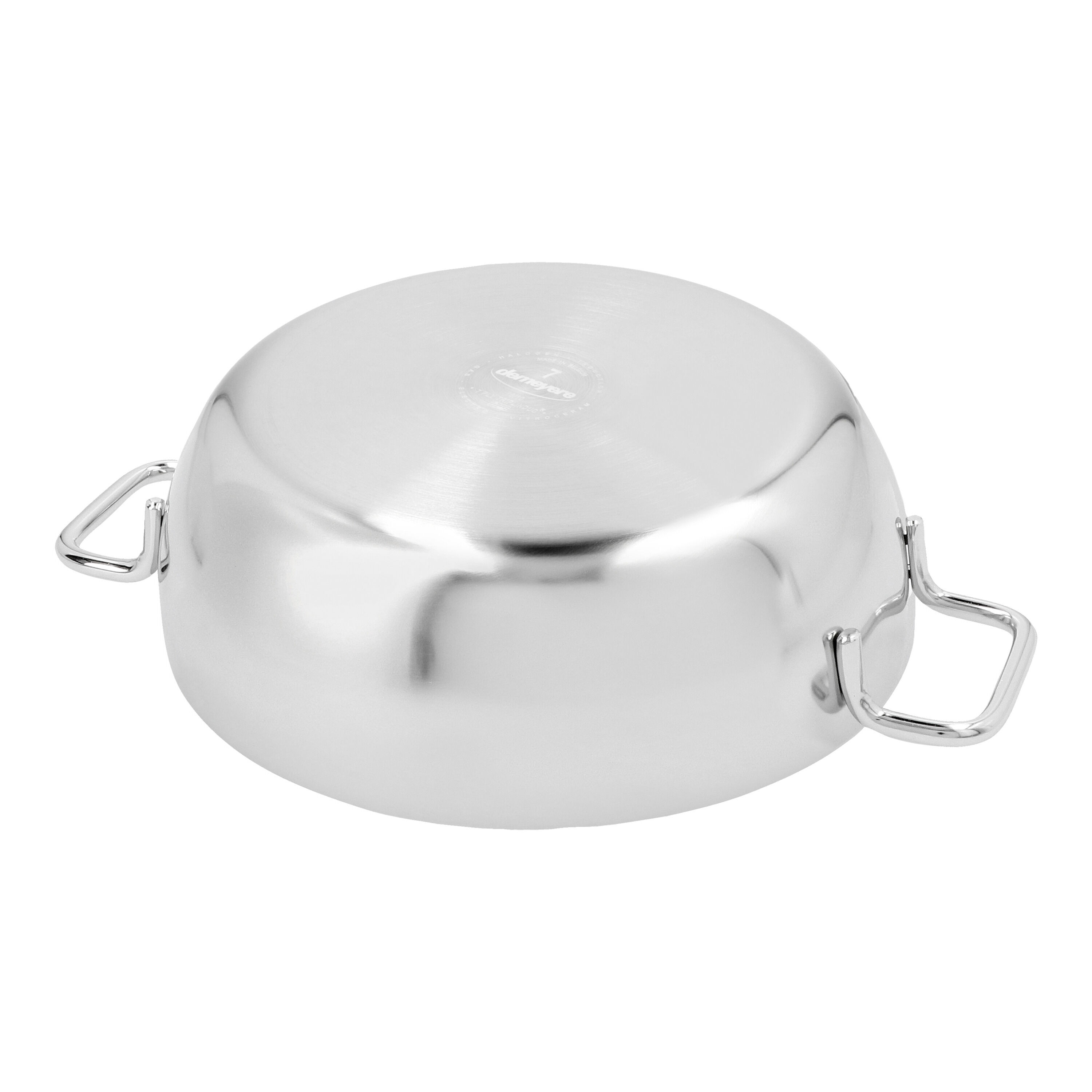 Demeyere        Apollo 7                Servierpfanne mit Glasdeckel 24 cm, 18/10 Edelstahl