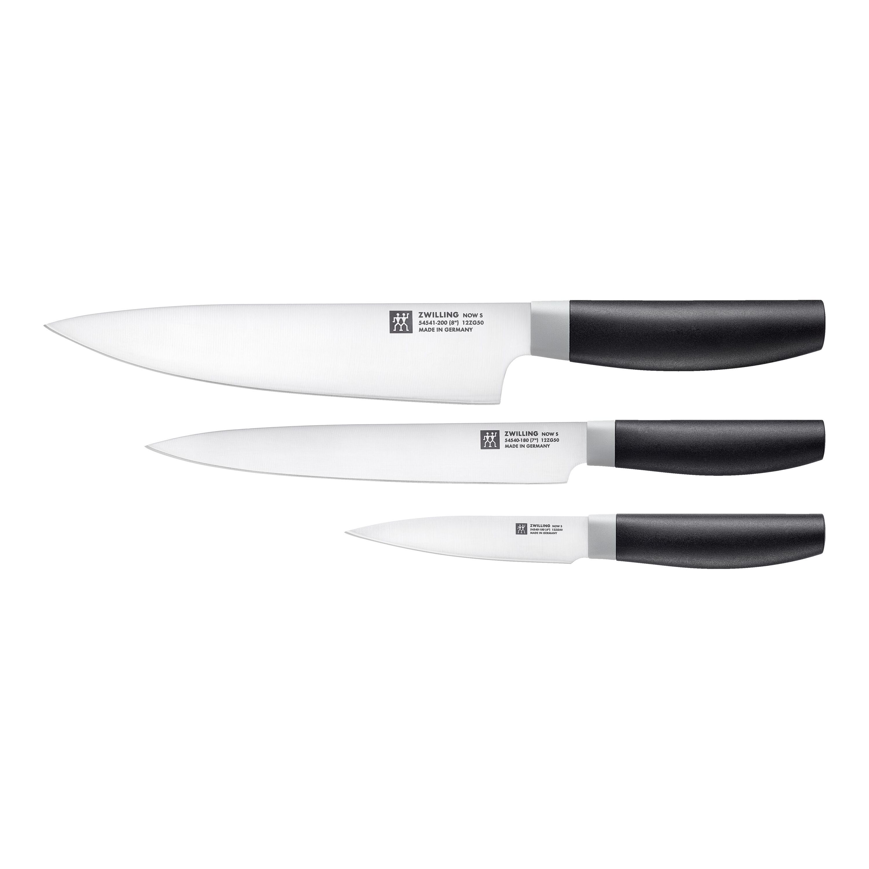 ZWILLING        Now S                Messerset 3-tlg, Schwarz