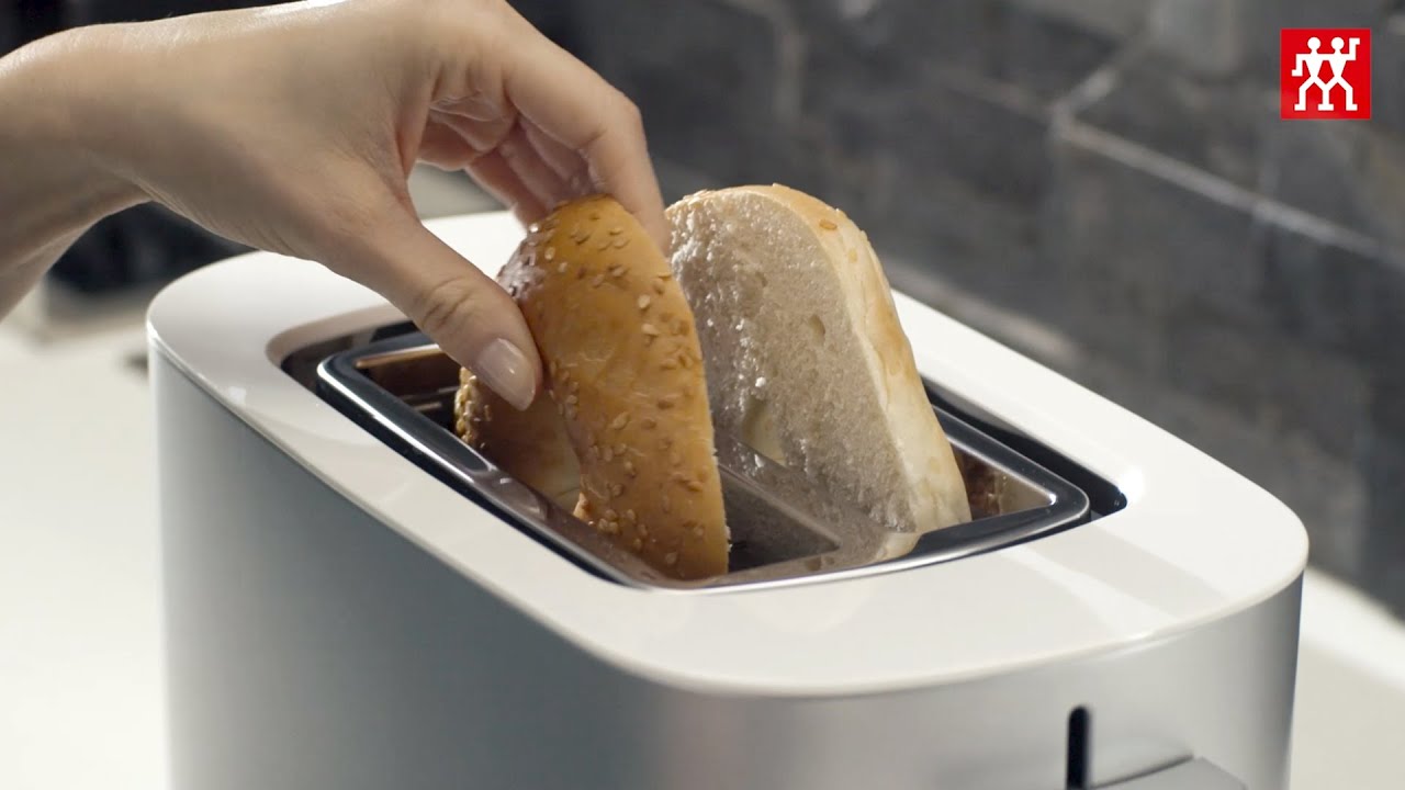 ZWILLING        Enfinigy                Toaster mit Brötchenaufsatz, 2 Schlitze kurz, Silber