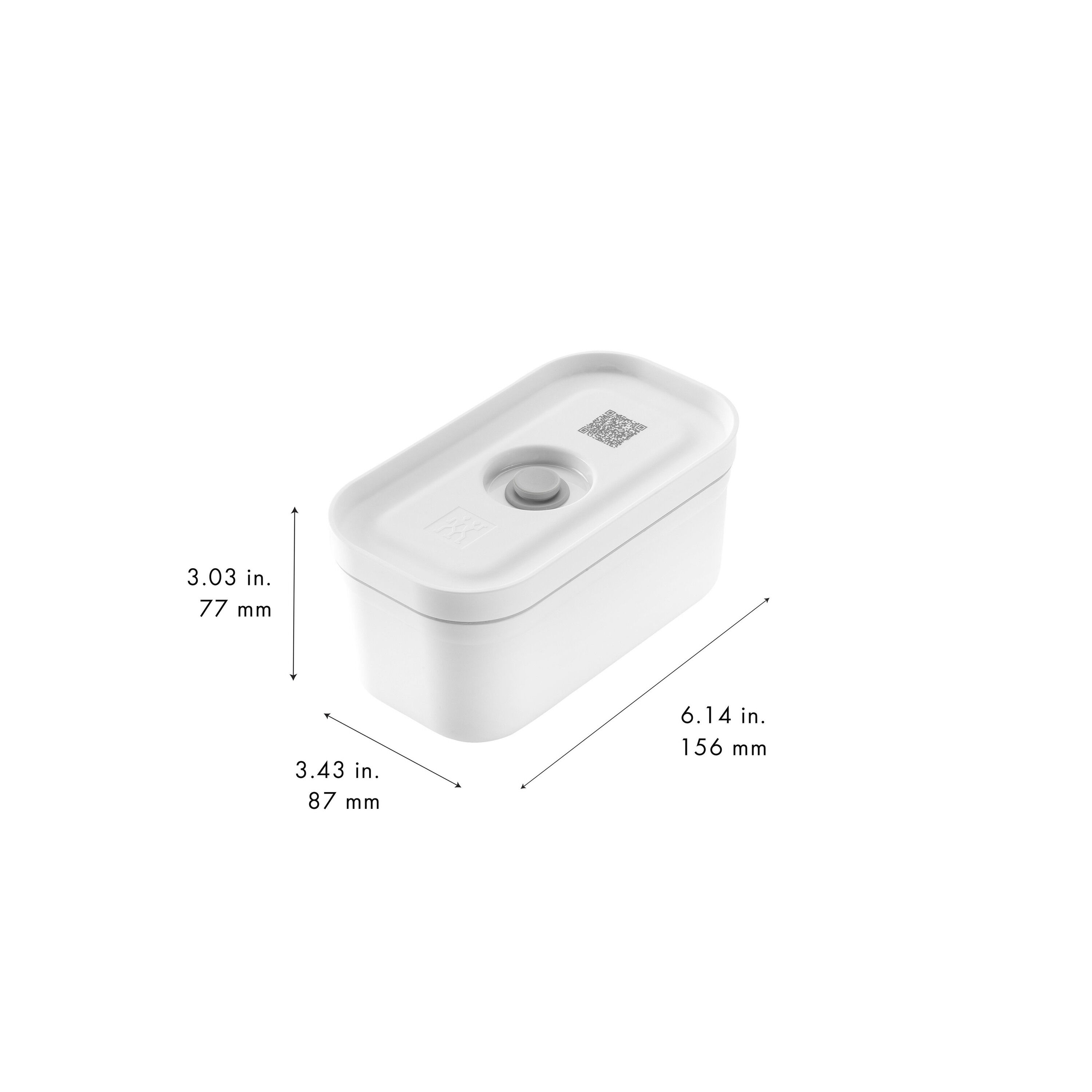 ZWILLING        Fresh & Save                Vakuum Lunchbox S, Kunststoff, Weiß-grau