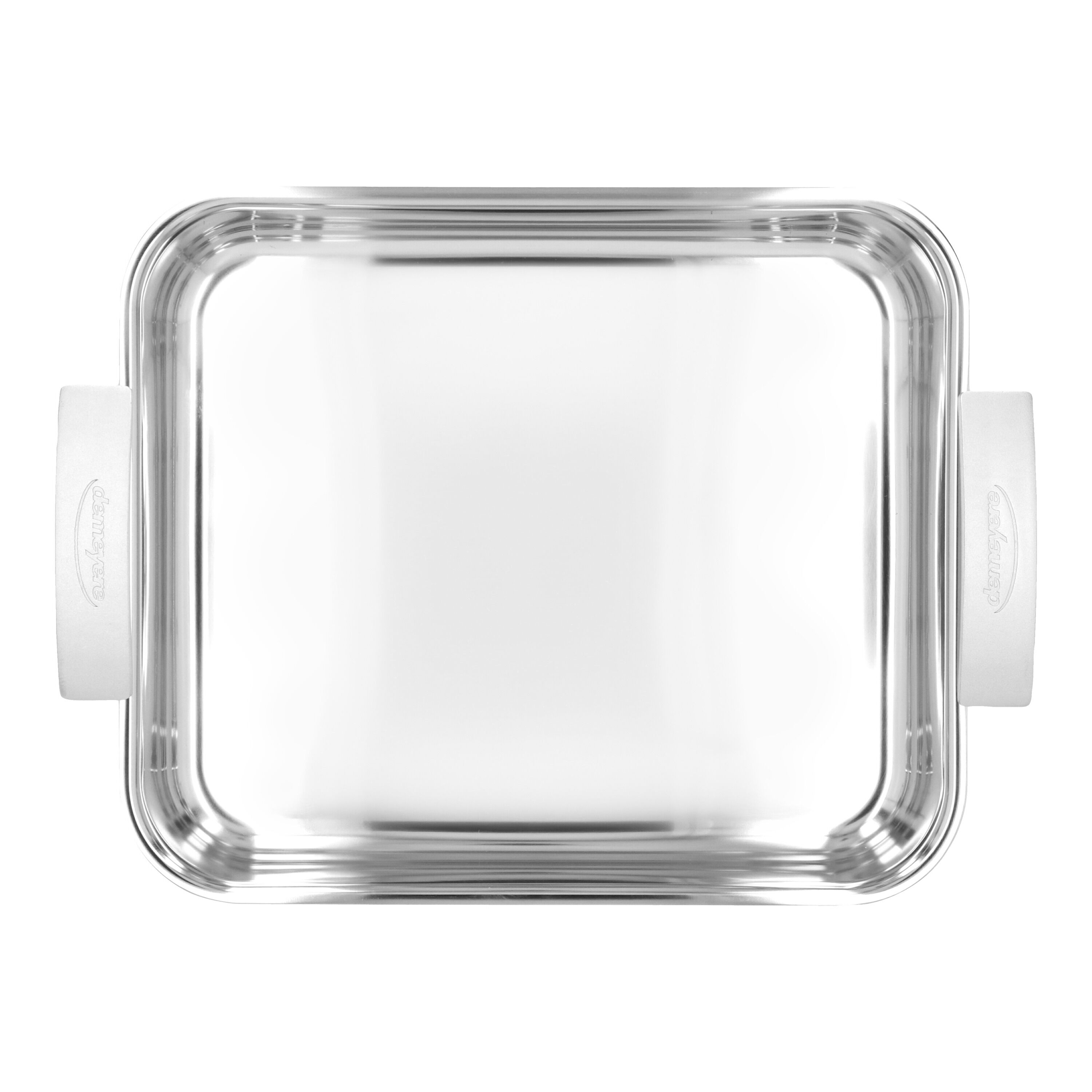 Demeyere        Industry 5                Röstpfanne mit Röstgitter 39 x 33 cm, 18/10 Edelstahl, Silber