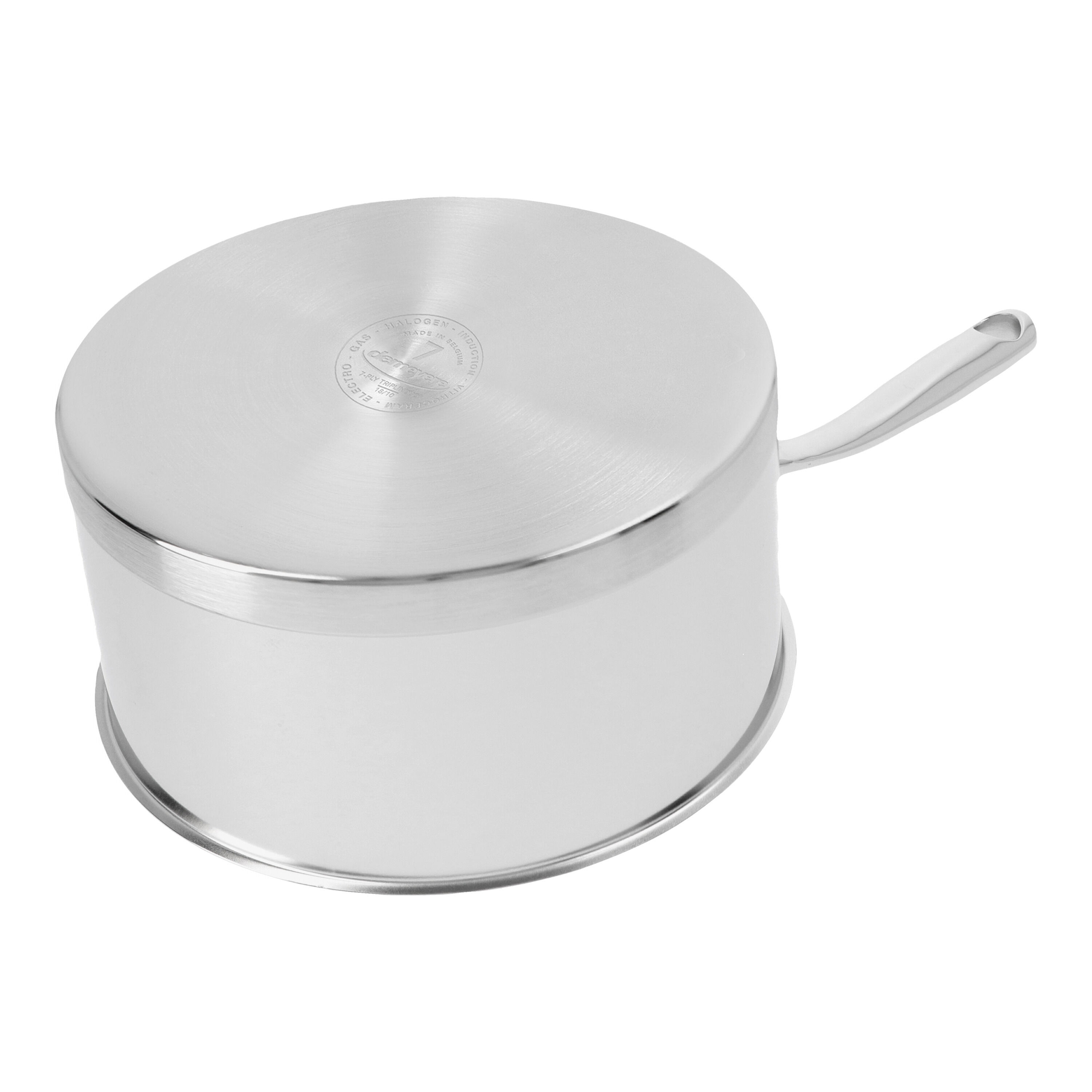 Demeyere        Atlantis 7                Stieltopf ohne Deckel 20 cm, 18/10 Edelstahl, Silber