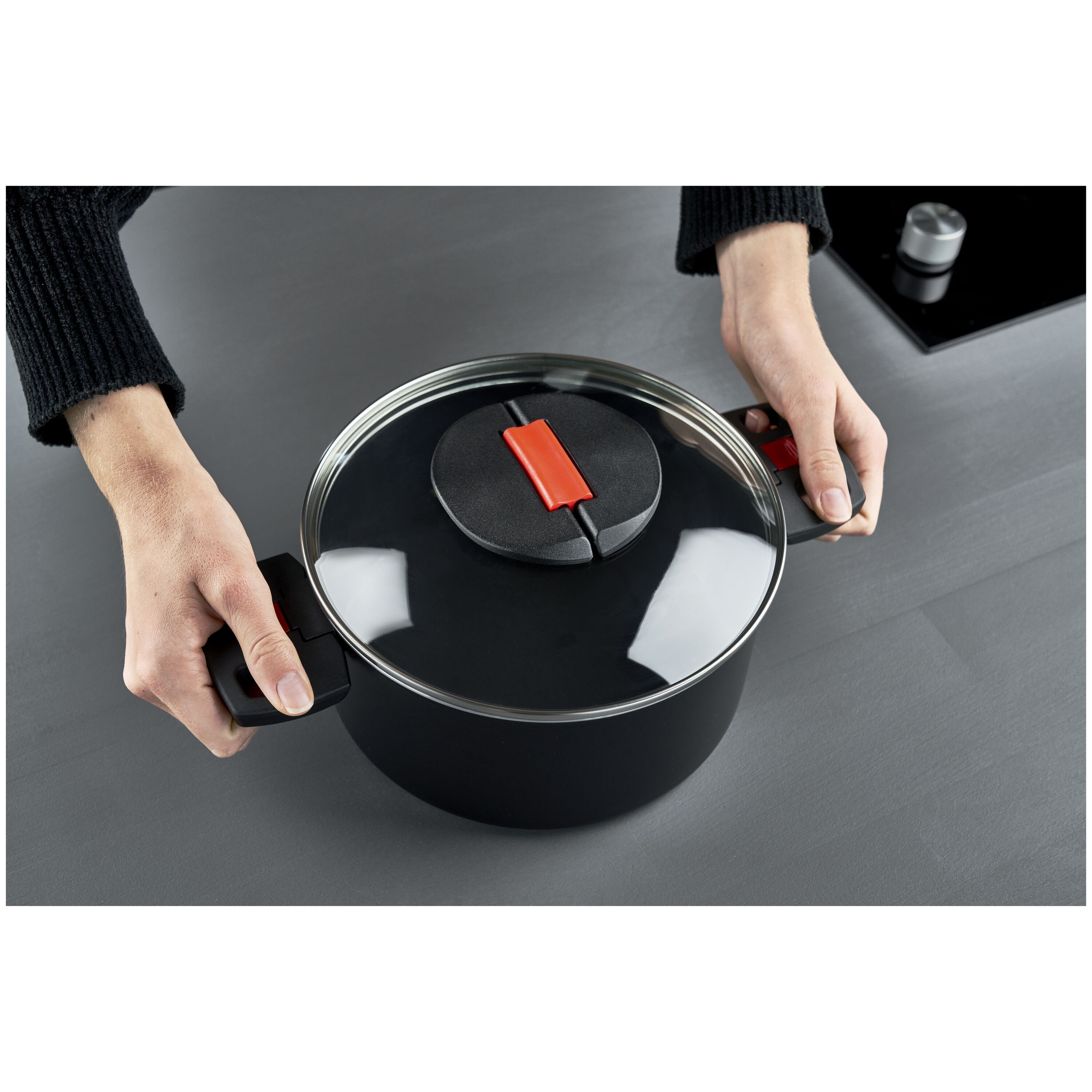 BALLARINI        Click & Cook                Kochtopfset 3-tlg, Aluminium