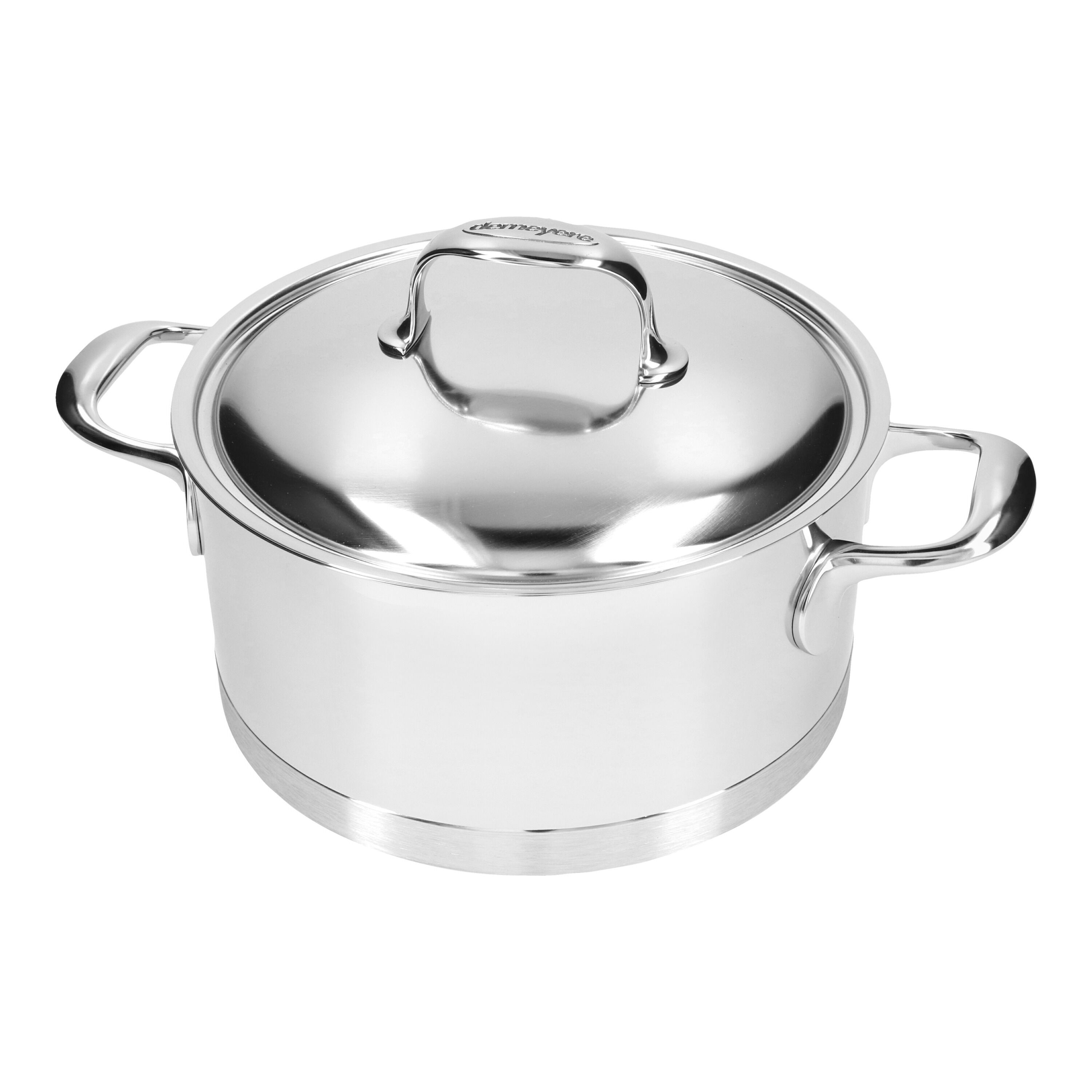 Demeyere        Atlantis 7                Bratentopf mit Deckel 22 cm, 18/10 Edelstahl