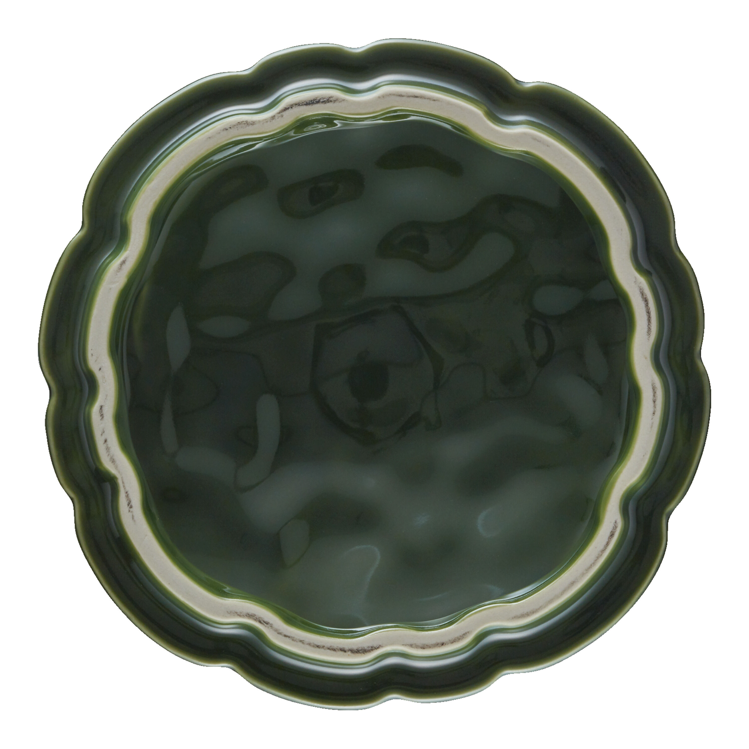 Staub        Ceramique                Cocotte 13 cm, Artischocke, Basilikum-Grün, Keramik