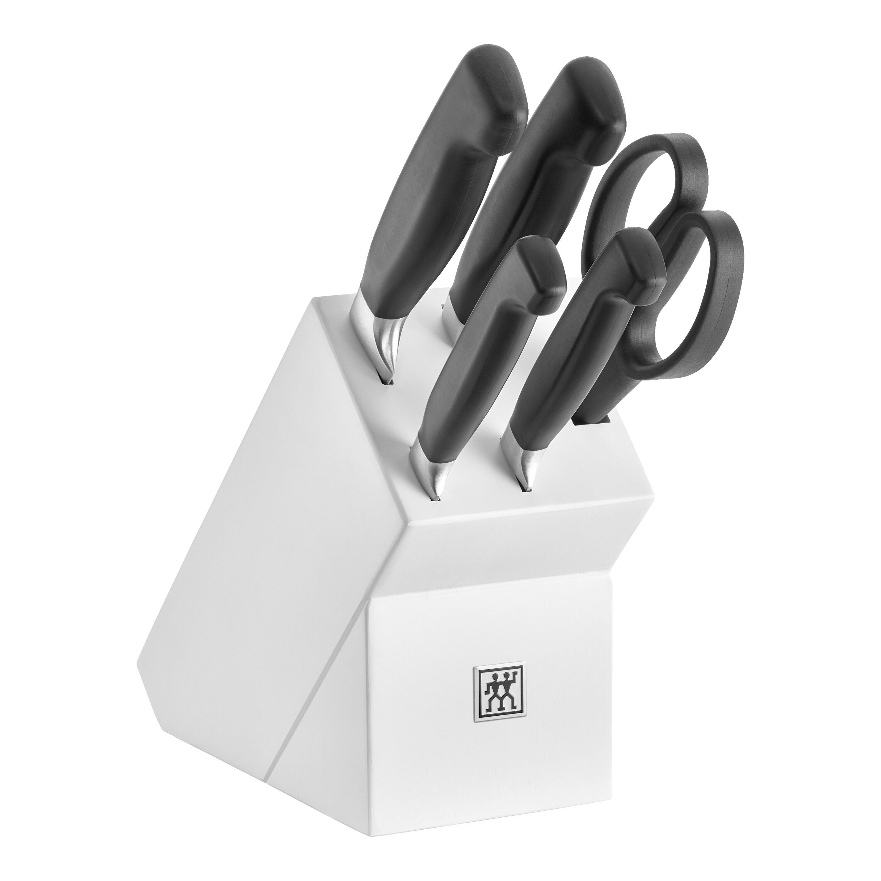 ZWILLING        **** VIER STERNE                6-tlg, Messerblockset, Weiß