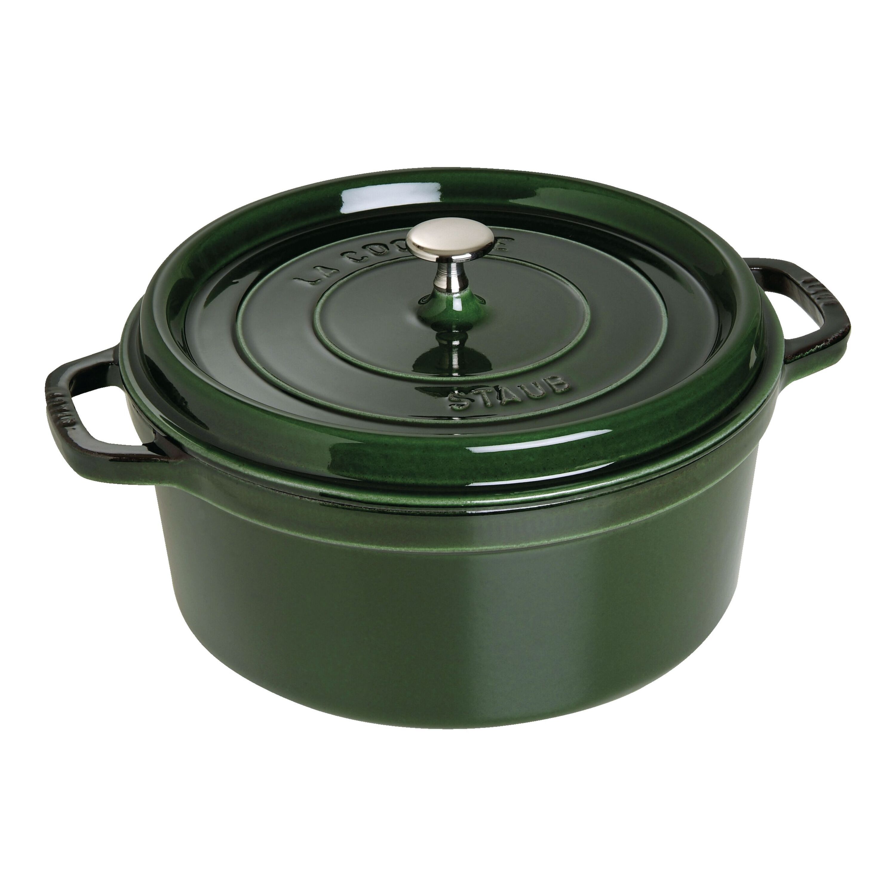 Staub        La Cocotte                Cocotte 28 cm, rund, Basilikum-Grün, Gusseisen