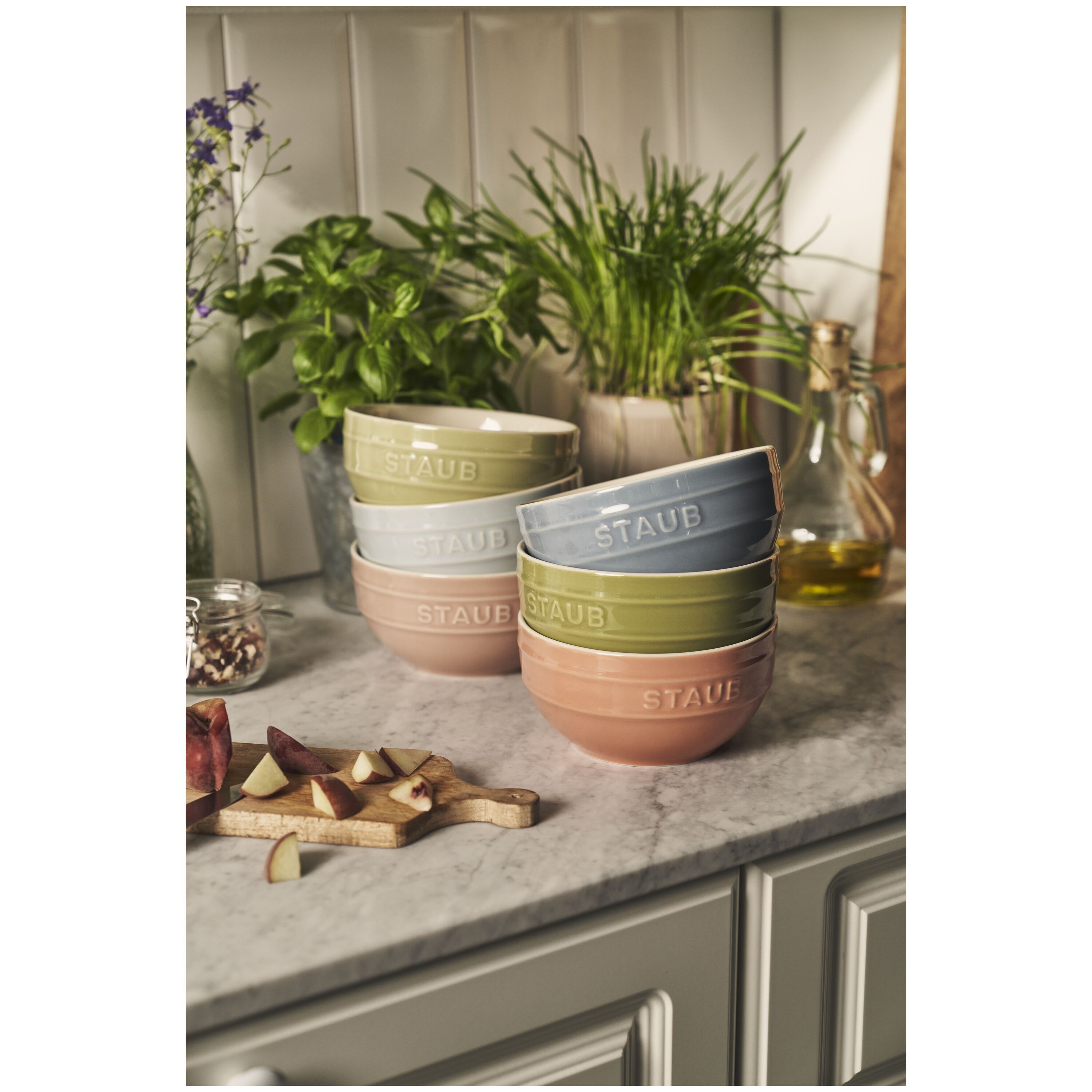 Staub        Ceramique                Schüssel Set Macaron 14 cm / 6-tlg, Keramik