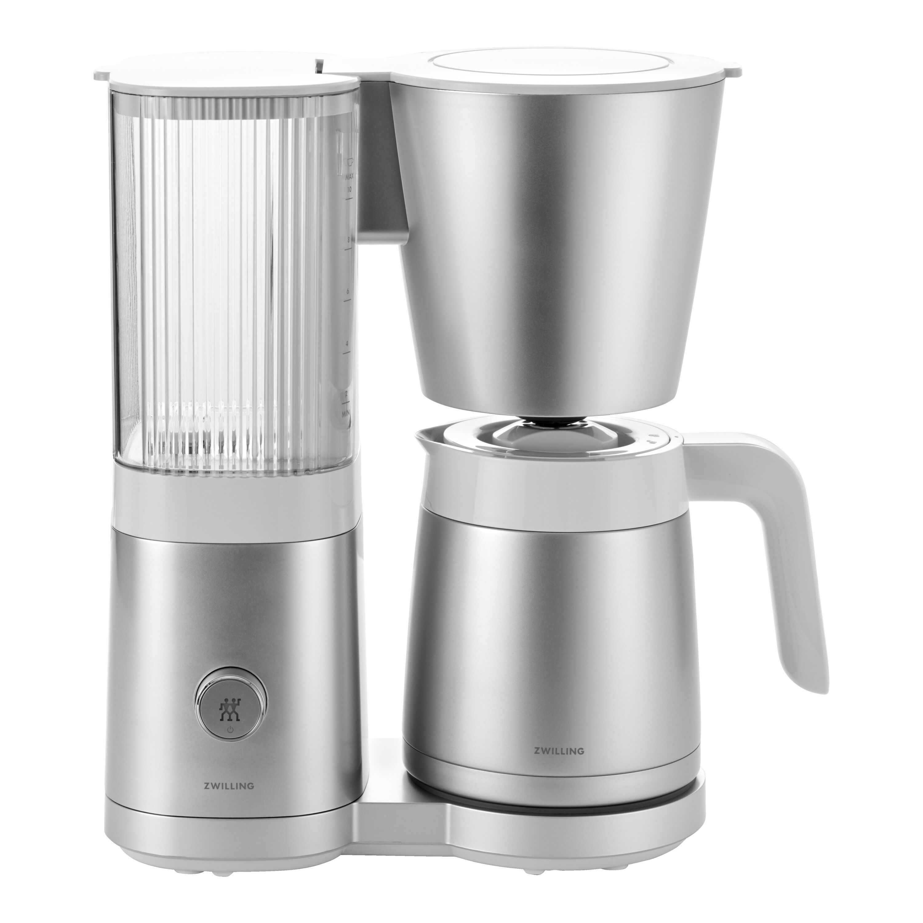 ZWILLING        Enfinigy                Filterkaffeemaschine, 1,25 l, Silber-Weiß