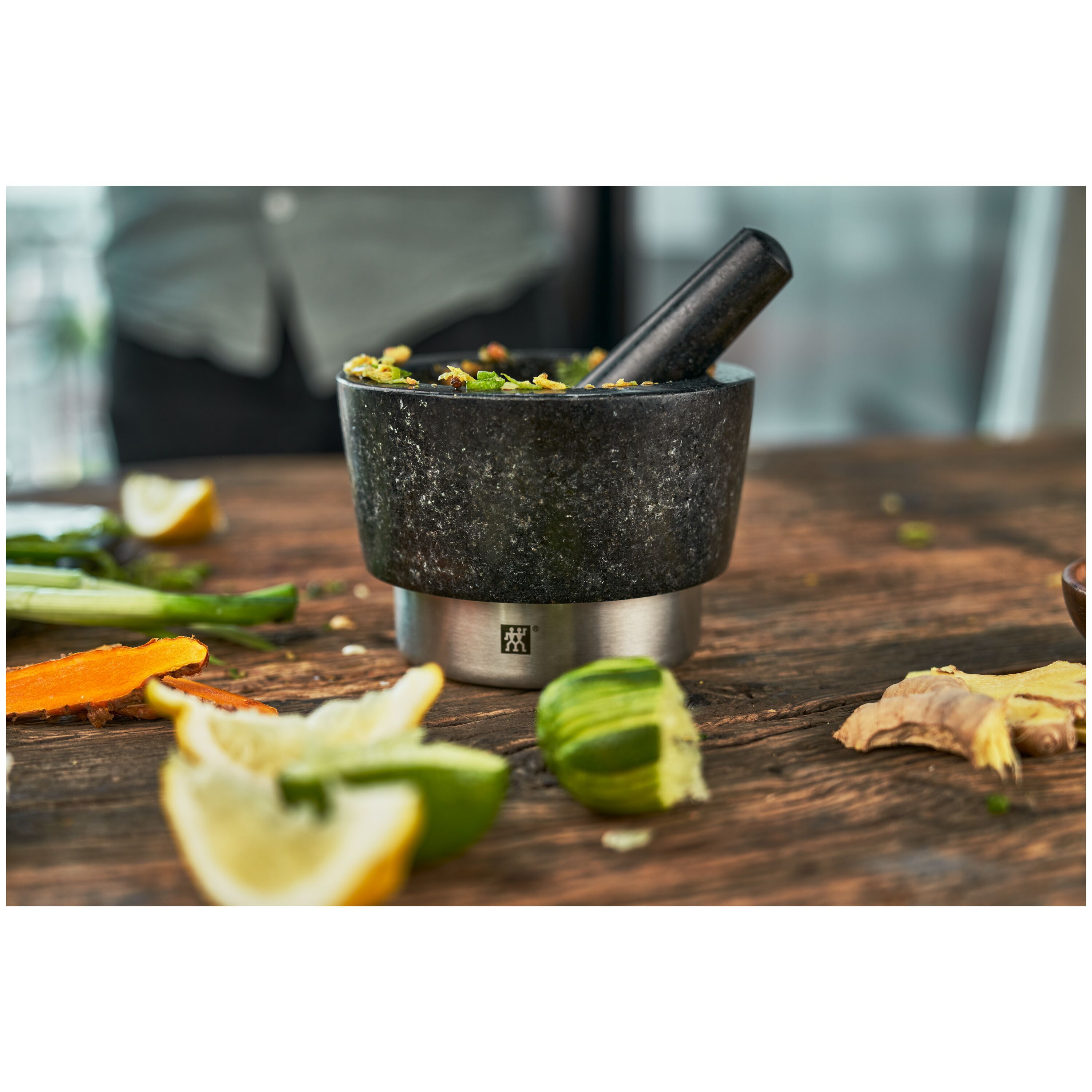 ZWILLING        Spices                Mörser mit Stößel, 15 cm, Granit
