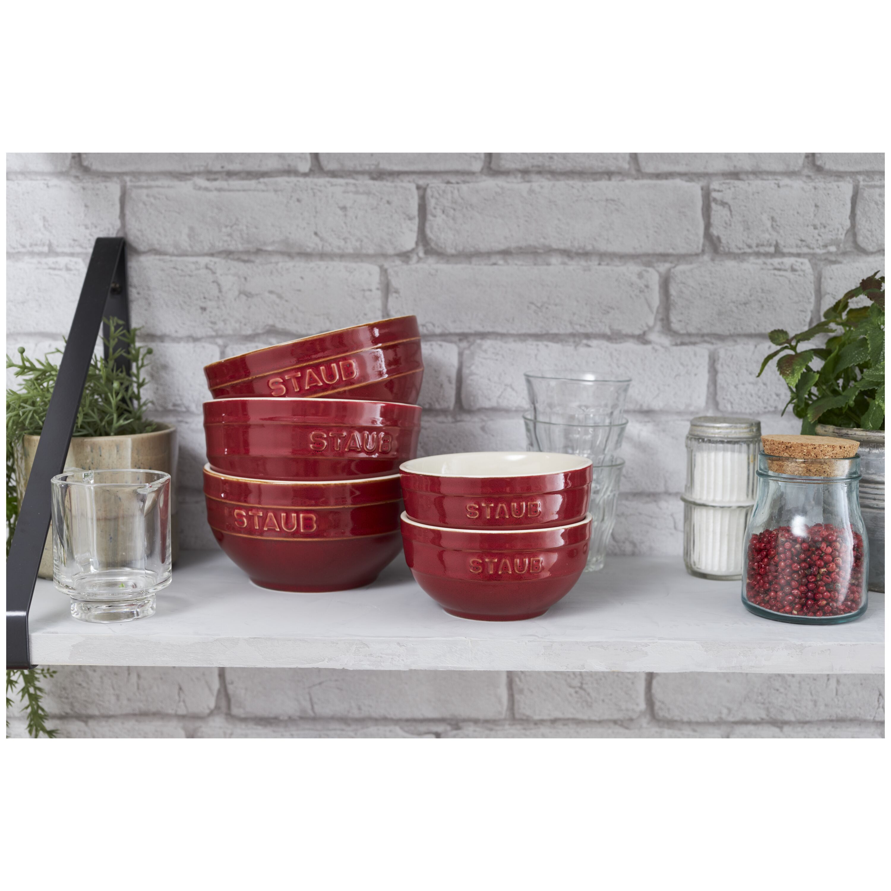 Staub        Ceramique                Schüssel 14 cm, rund, Antik-Kupfer, Keramik