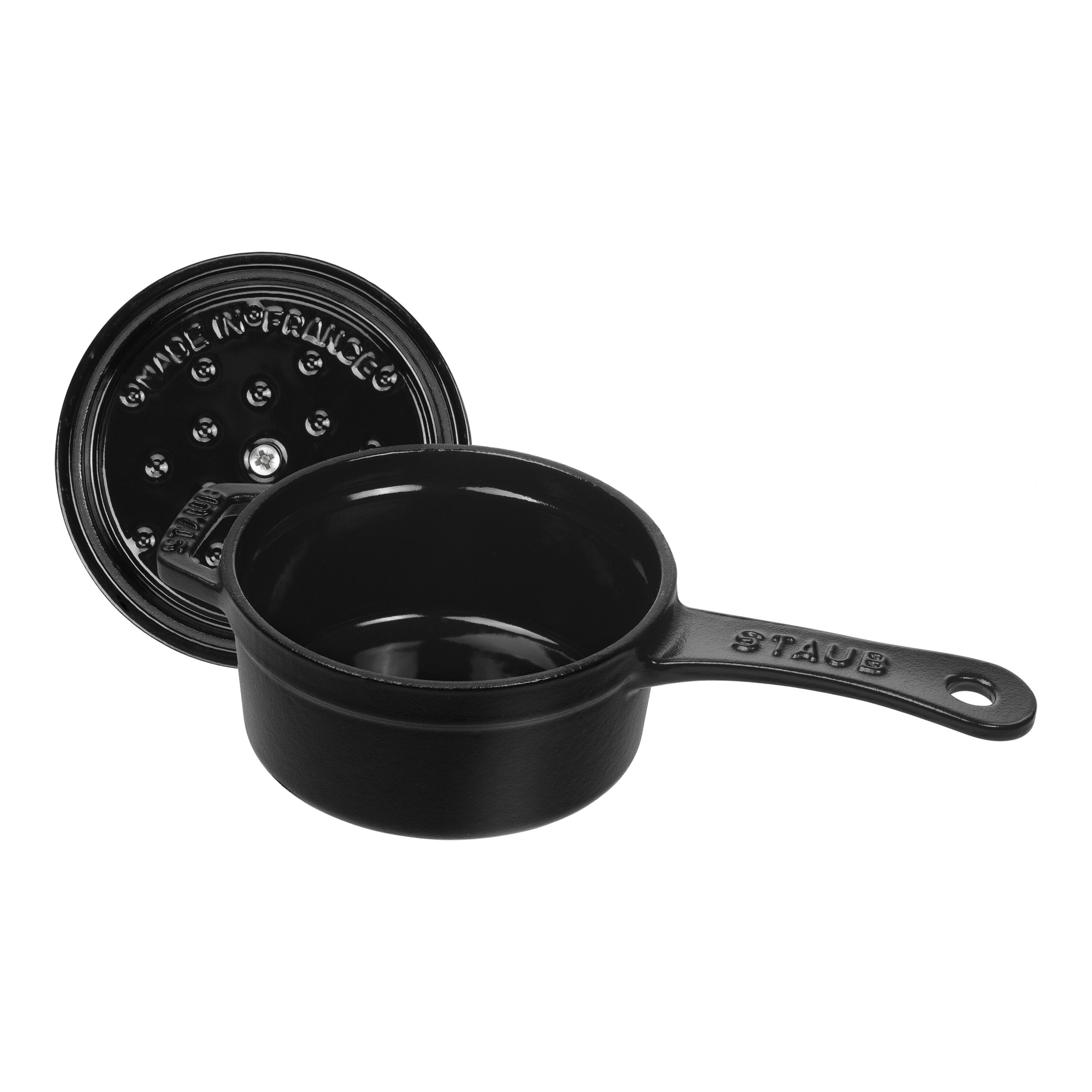 Staub        Specialities                Stieltopf 10 cm, Gusseisen, Schwarz
