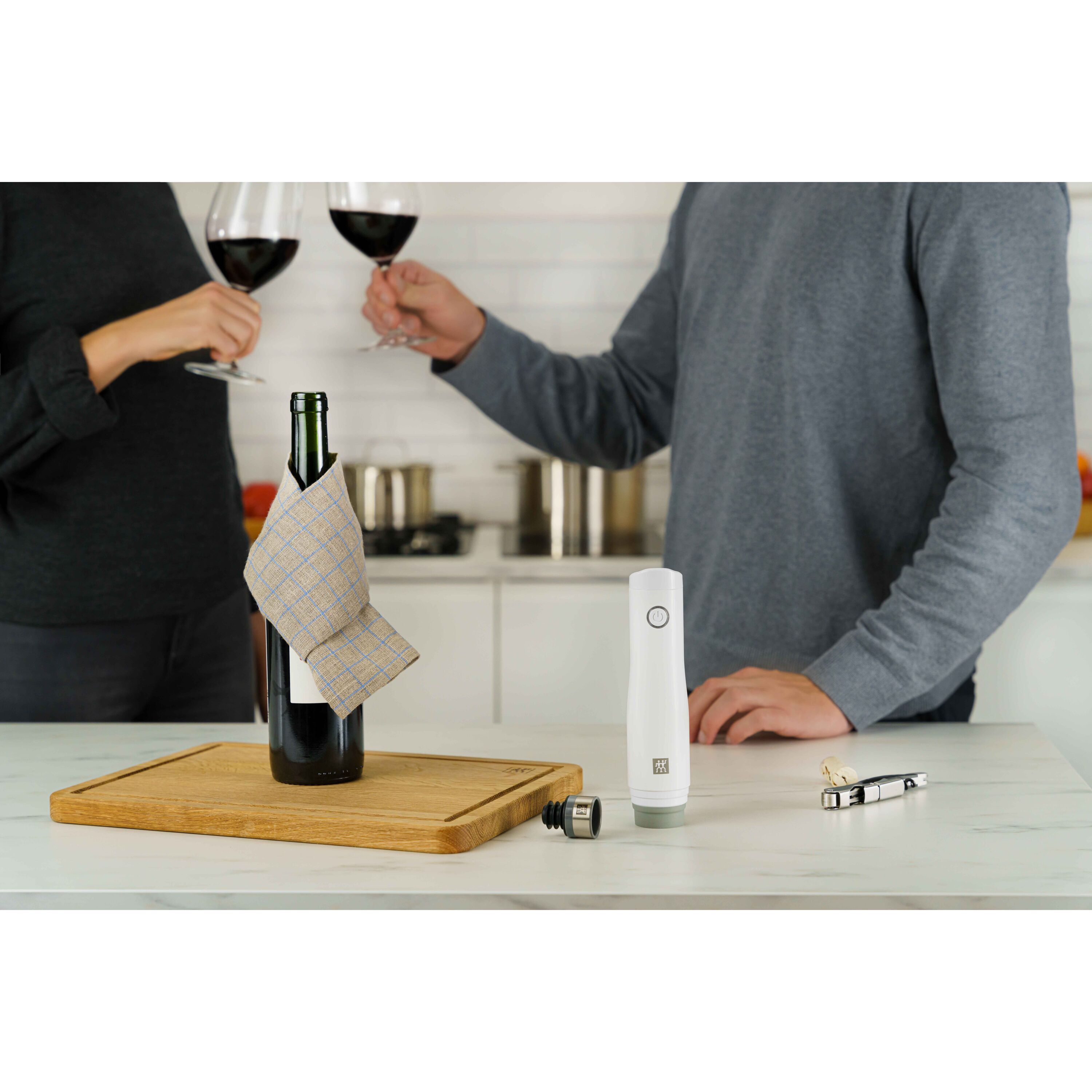 ZWILLING        Fresh & Save                Vakuum Weinverschluss Set, 2-tlg, Grau