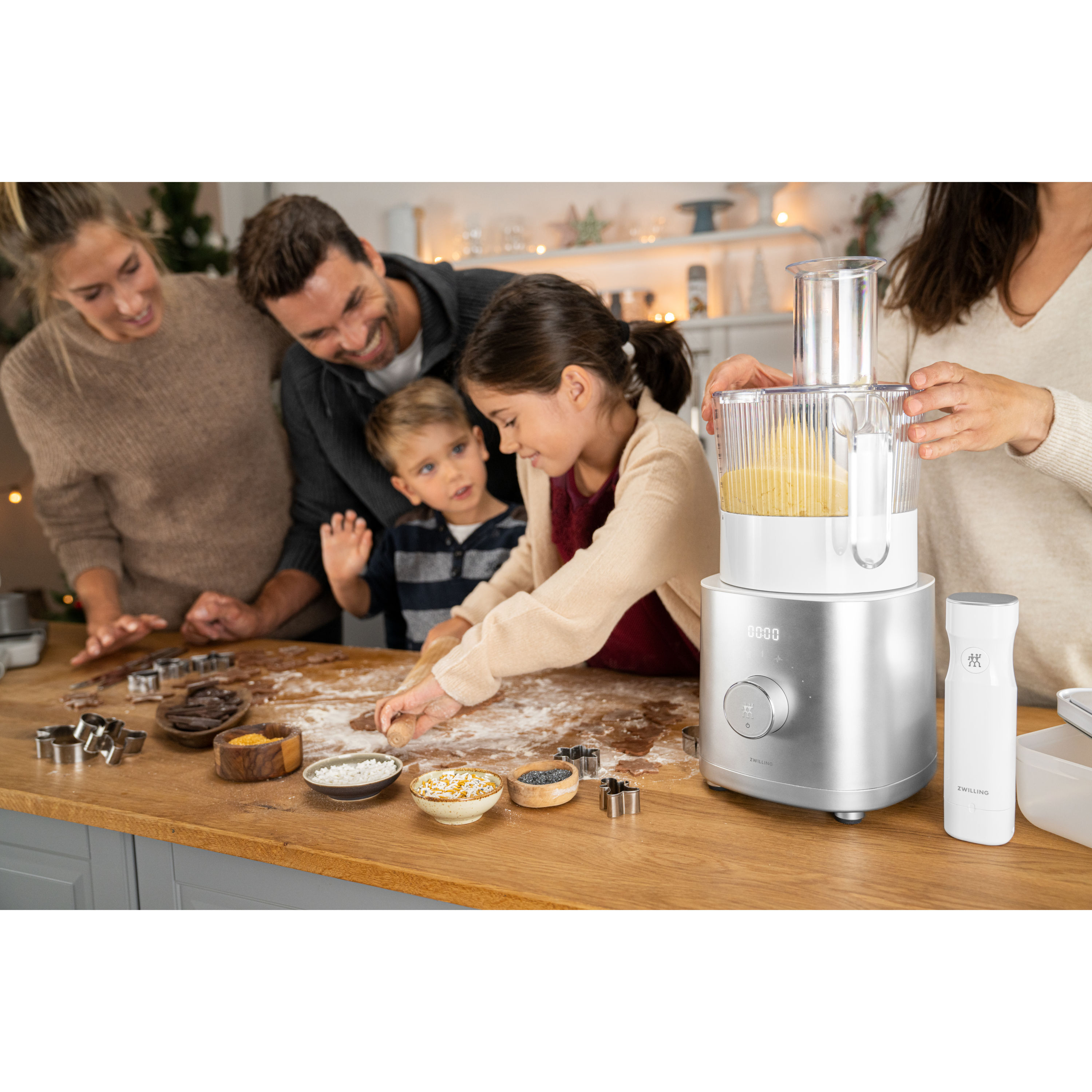 ZWILLING        Enfinigy                Küchenmaschine Zubehör, 1,2 l, Silber-Weiß