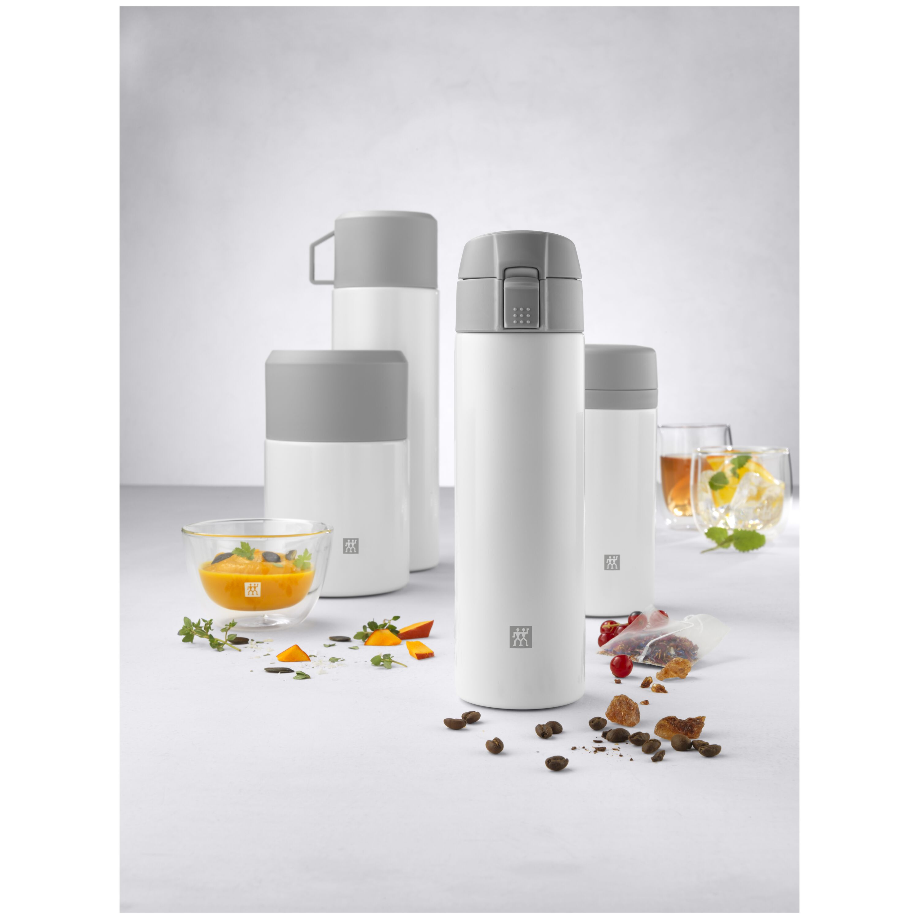ZWILLING        Thermo                Thermobecher, 450 ml, Edelstahl, Weiß-grau