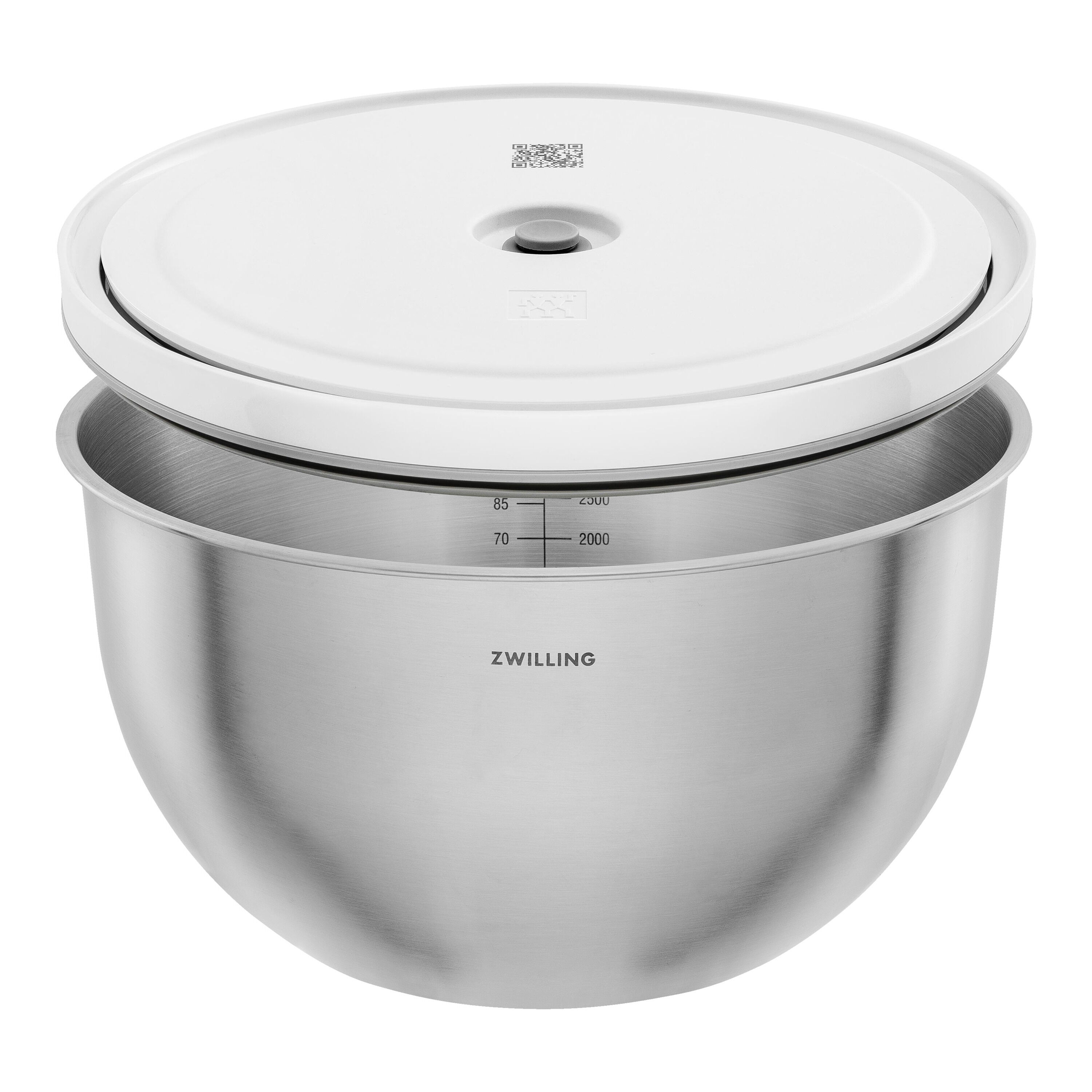 ZWILLING        Fresh & Save BOWLS                Vakuumschüssel L / 24 cm, Edelstahl, Silber
