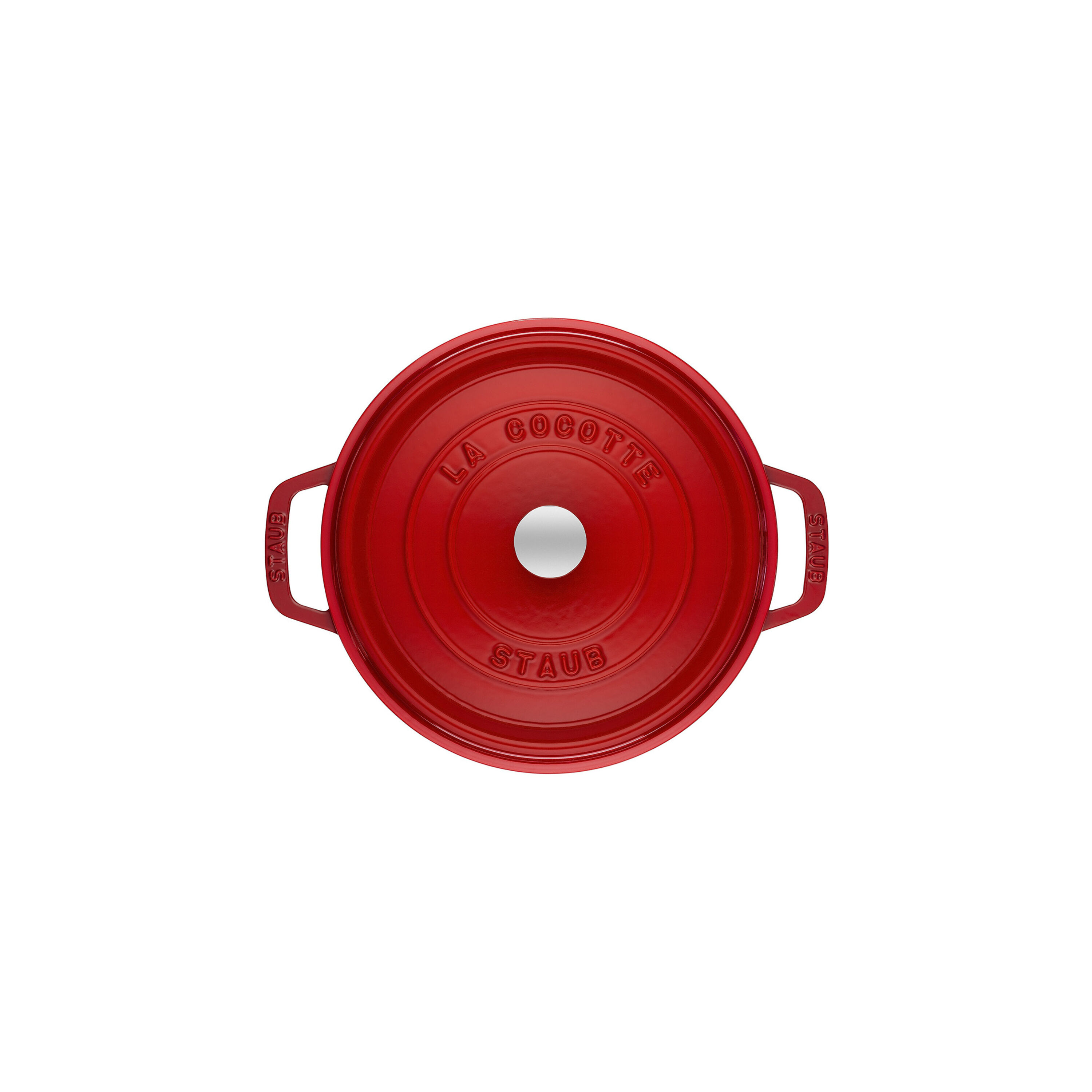 Staub        La Cocotte                Cocotte 28 cm, rund, Kirsch-Rot, Gusseisen