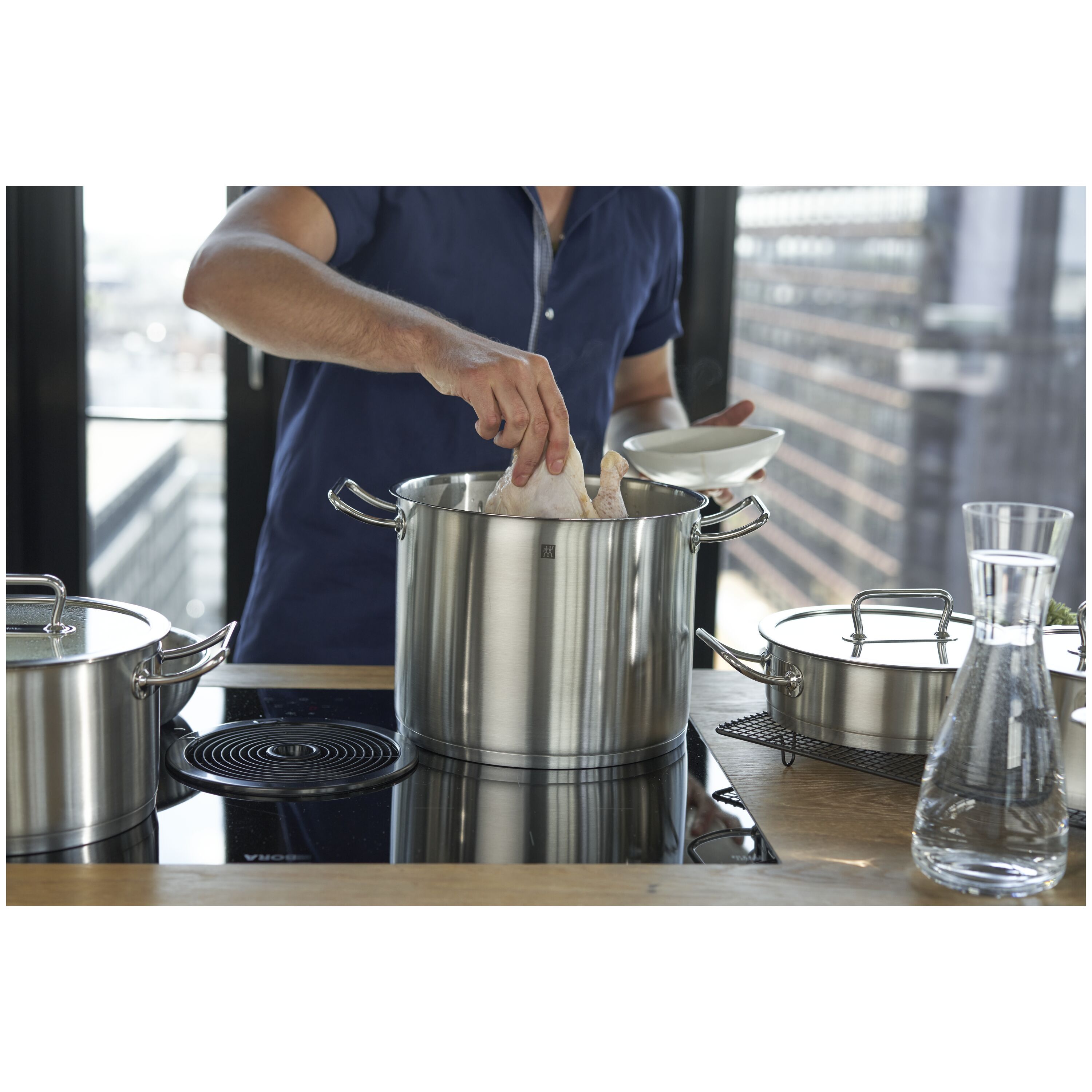 ZWILLING        Pro                Kochtopf hoch 28 cm, 18/10 Edelstahl