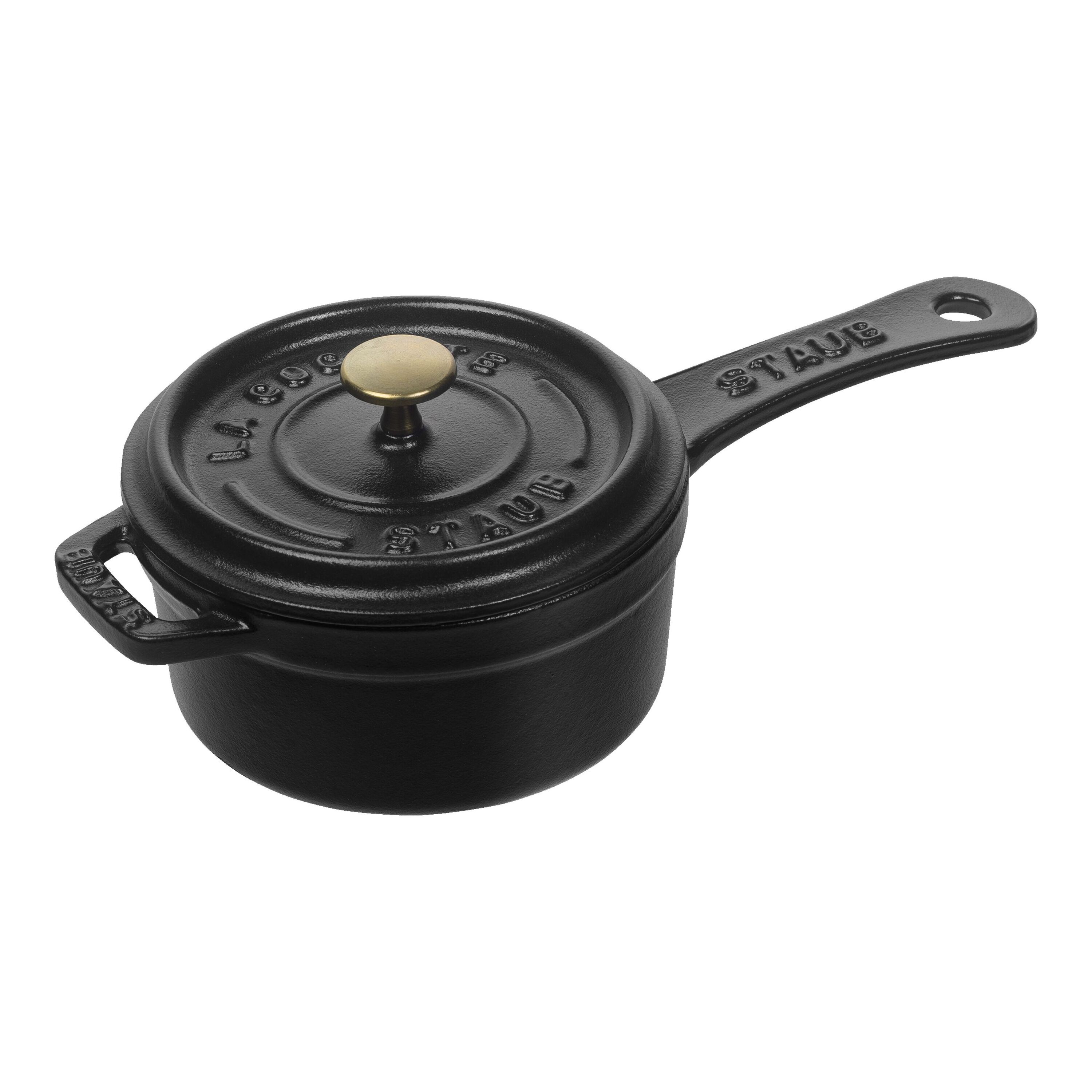 Staub        Specialities                Stieltopf 10 cm, Gusseisen, Schwarz
