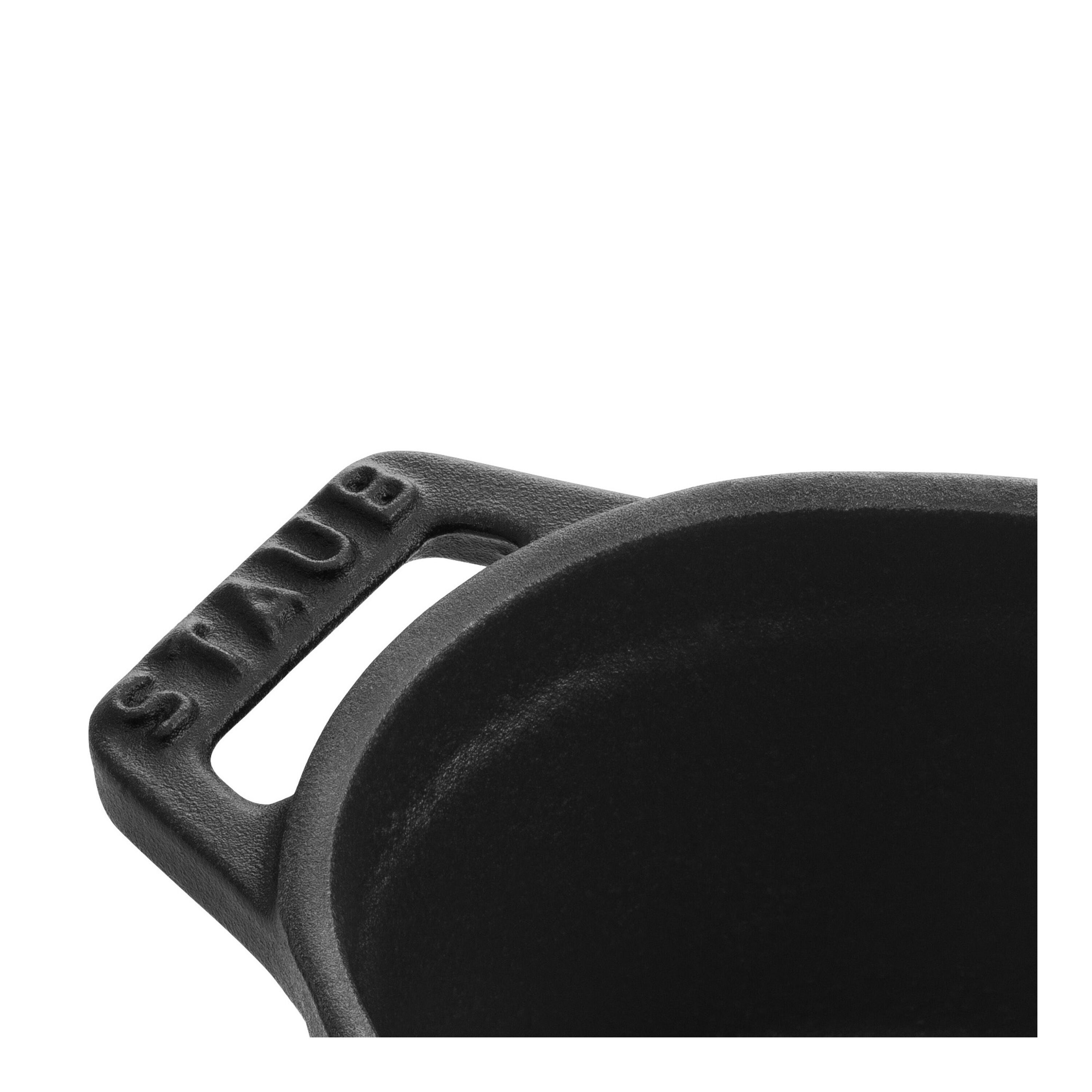 Staub        La Cocotte                Mini Cocotte 11 cm, oval, Schwarz, Gusseisen