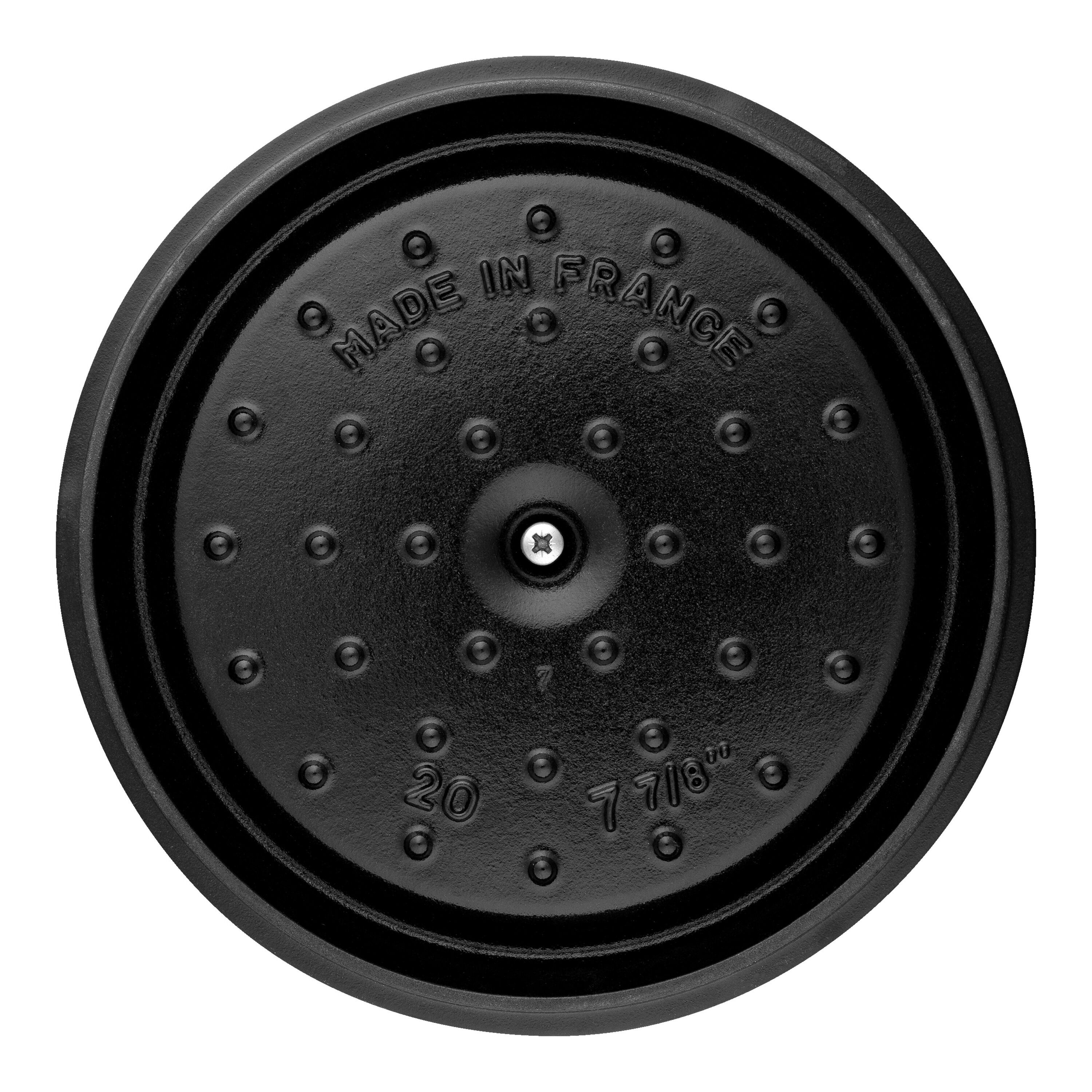 Staub        La Cocotte                Cocotte 20 cm, rund, Graphit-Grau, Gusseisen